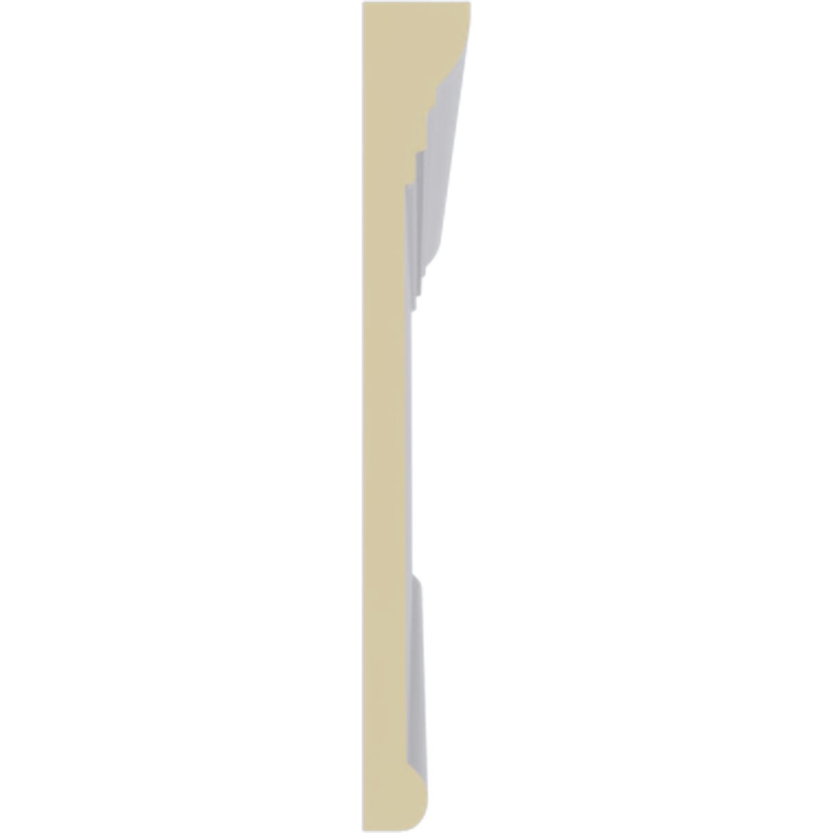 Ekena Millwork MLD07X01EL-CASE-2 Chair-Rail-Moulding - View #2