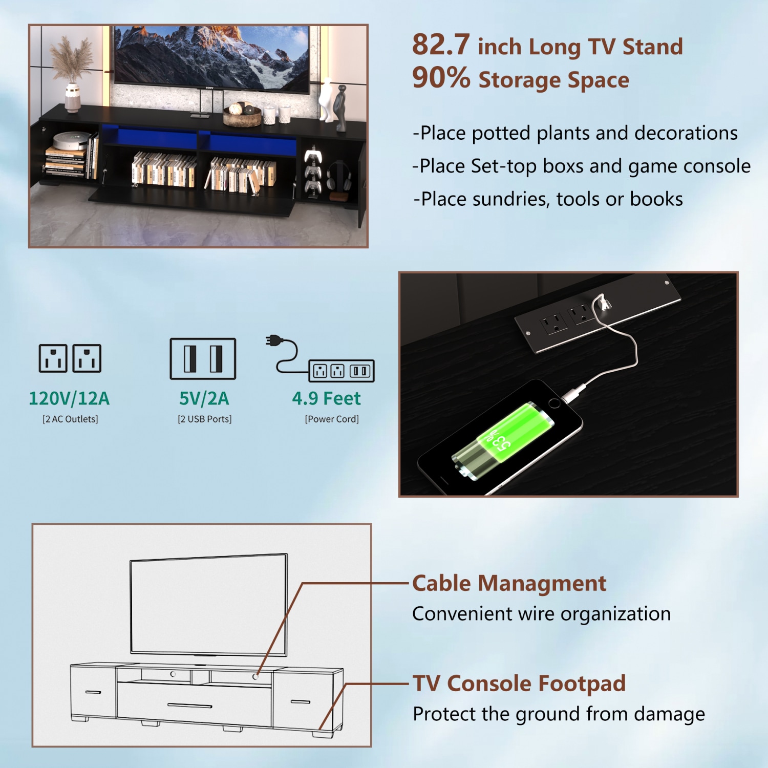 Streamdale Furniture W1701136991 Tv-Stands - View #6
