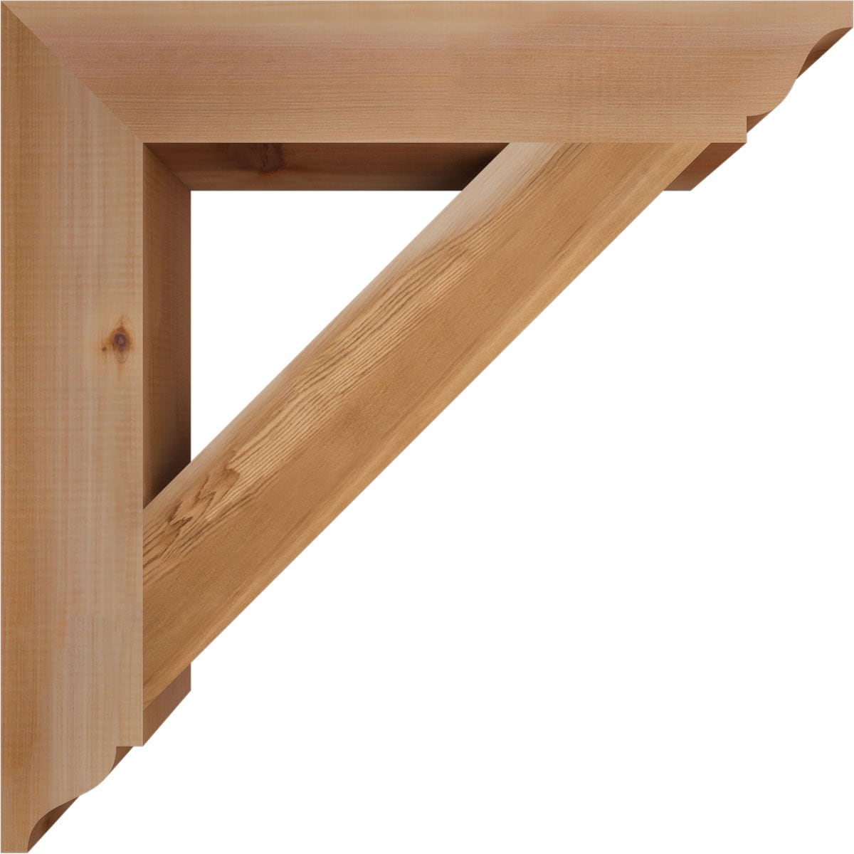 Ekena Millwork BKT04X24X24TRA01SWR Exterior-Brackets-Braces - View #3