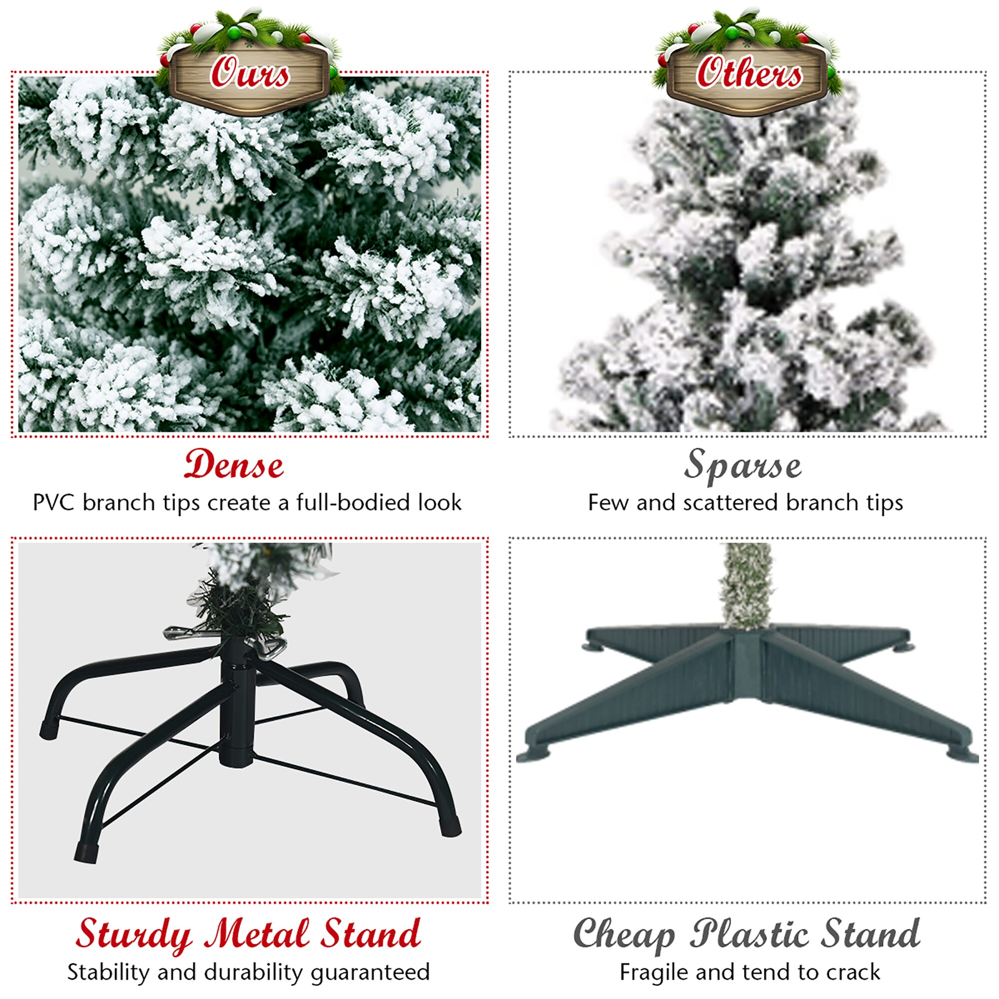 Costway CM22869US Artificial-Christmas-Trees - View #2
