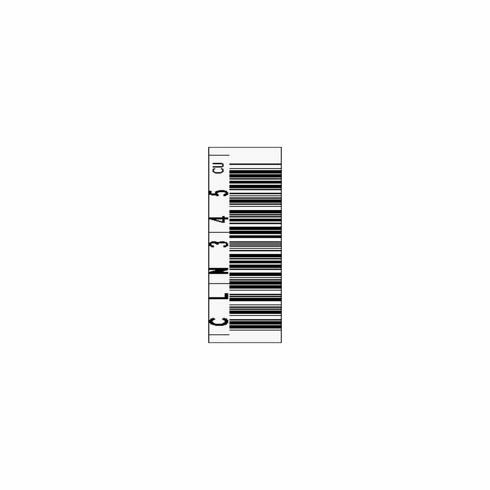  ZX9ATECH53867 Linear Tape Open Label CLN- 6 Character Horizontal Universal Tri Optic to Go, ID-CU