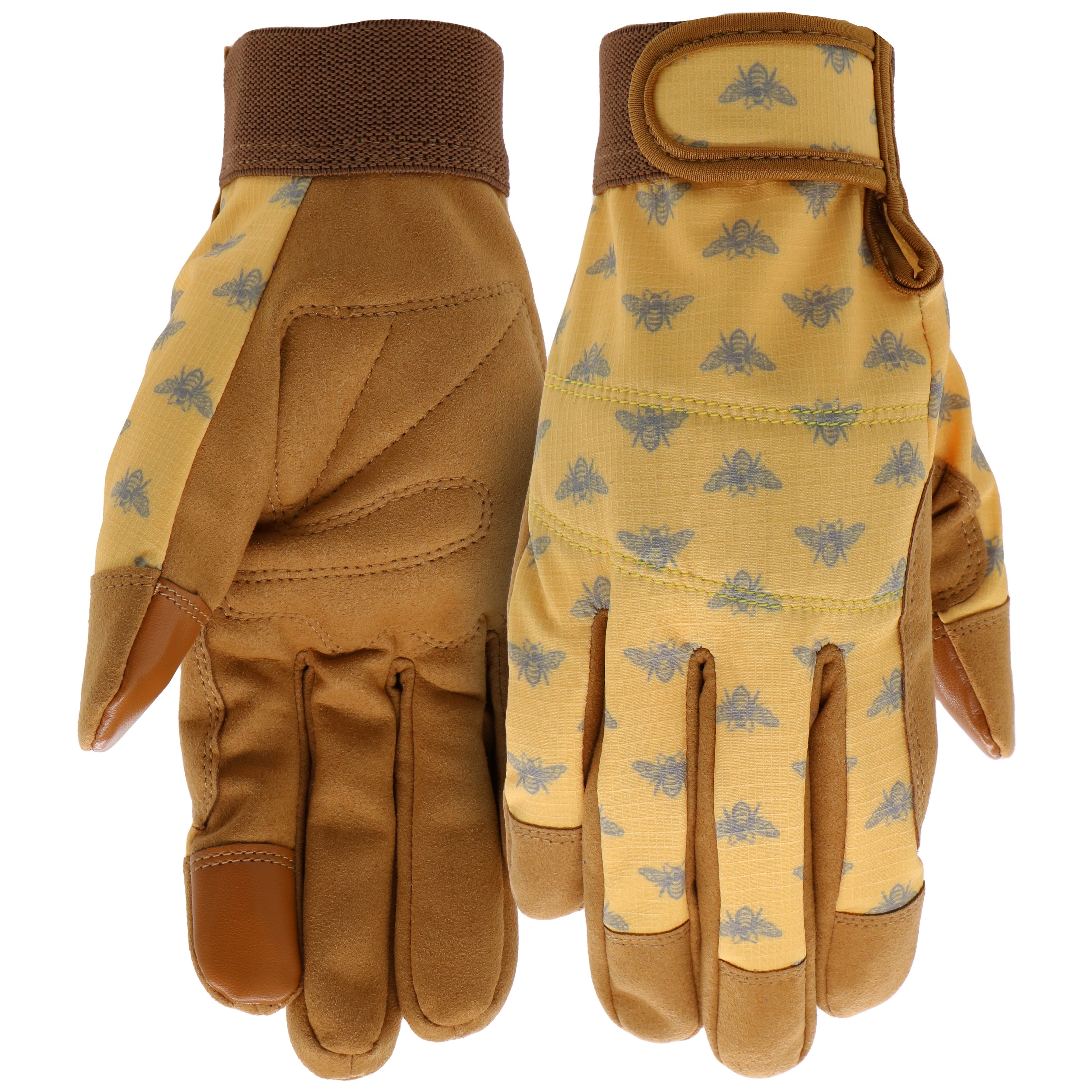 Style Selections Medium Yellow Nylon Gardening Gloves, (1-Pair) in the Work  Gloves department at