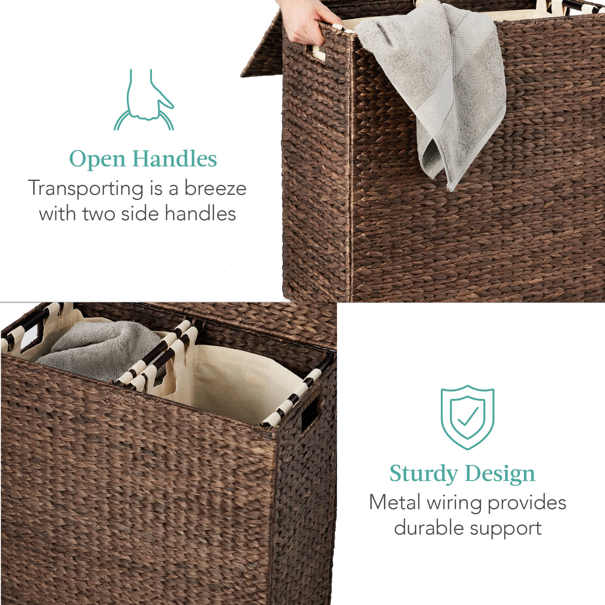 Best Choice Products SKY3456 Hamper-Baskets - View #4