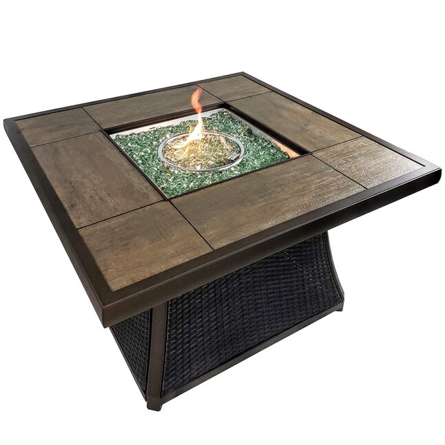 Gas Fire Pits Department At, Aldi Propane Fire Pit Table