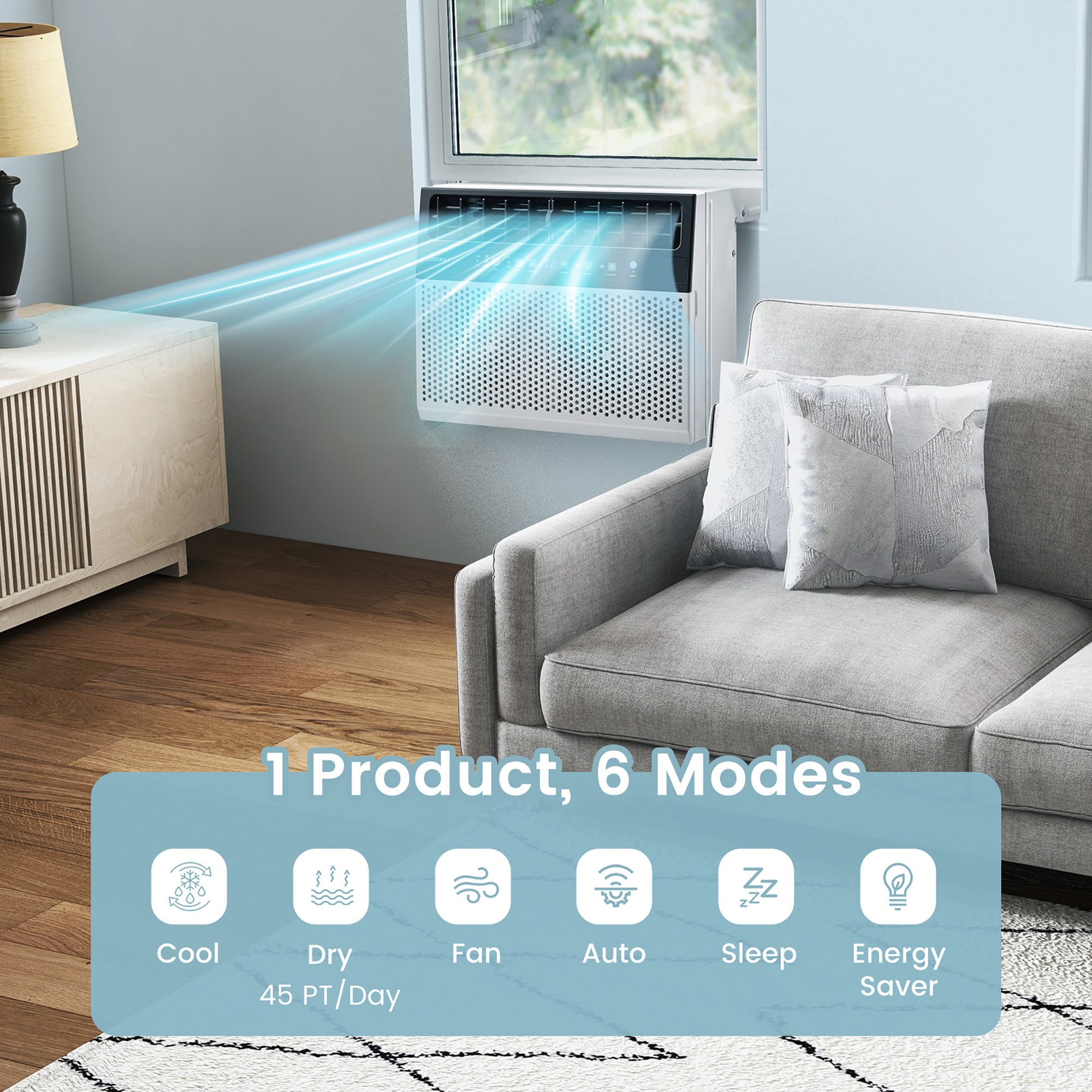 Costway LWS00233 Window-Air-Conditioners - View #3
