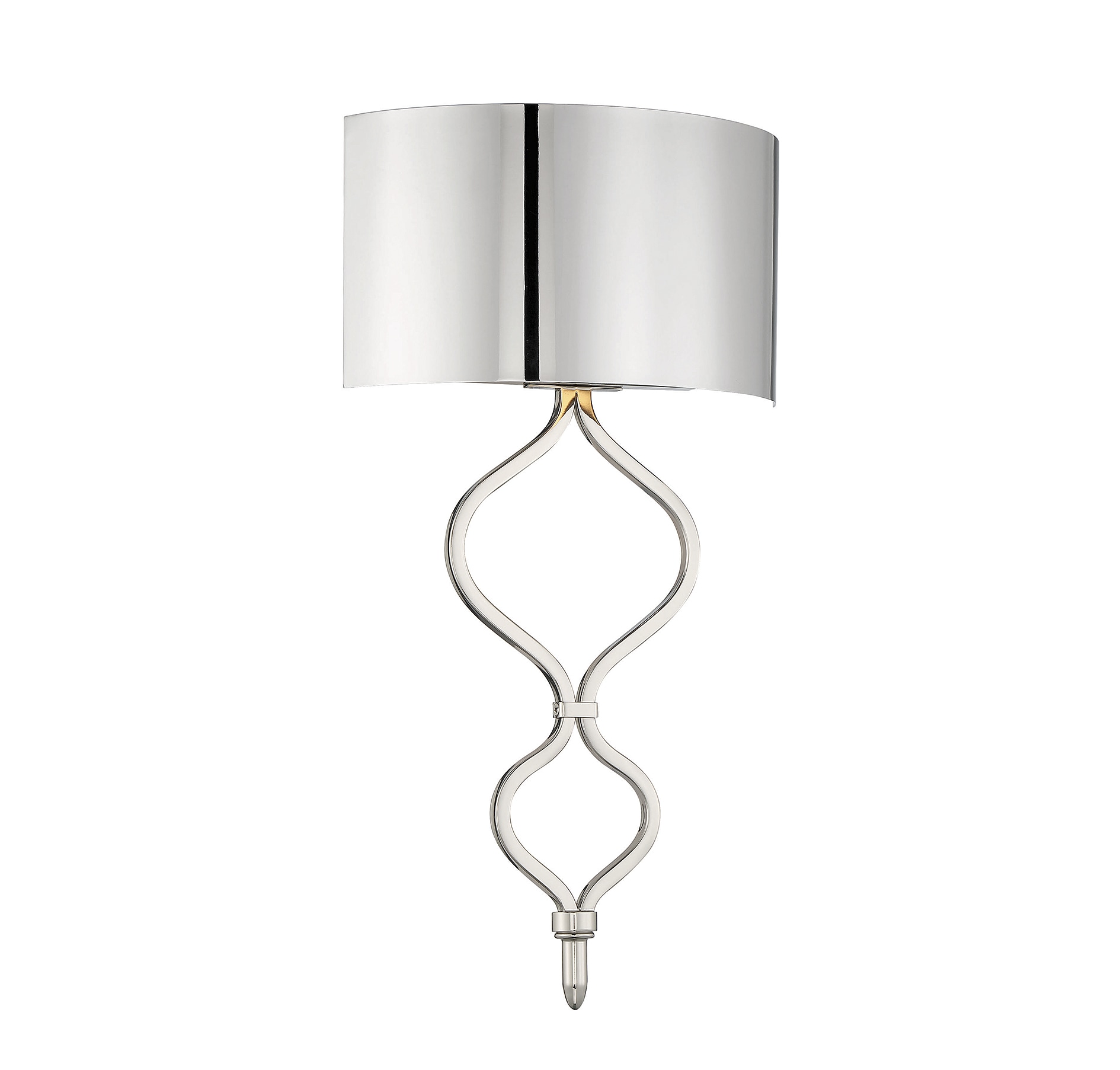 Savoy House Essentials 9-6520-1-109 Como 11-in W 1 -Light Polished Chrome Transitional Integrated LED Wall Sconce