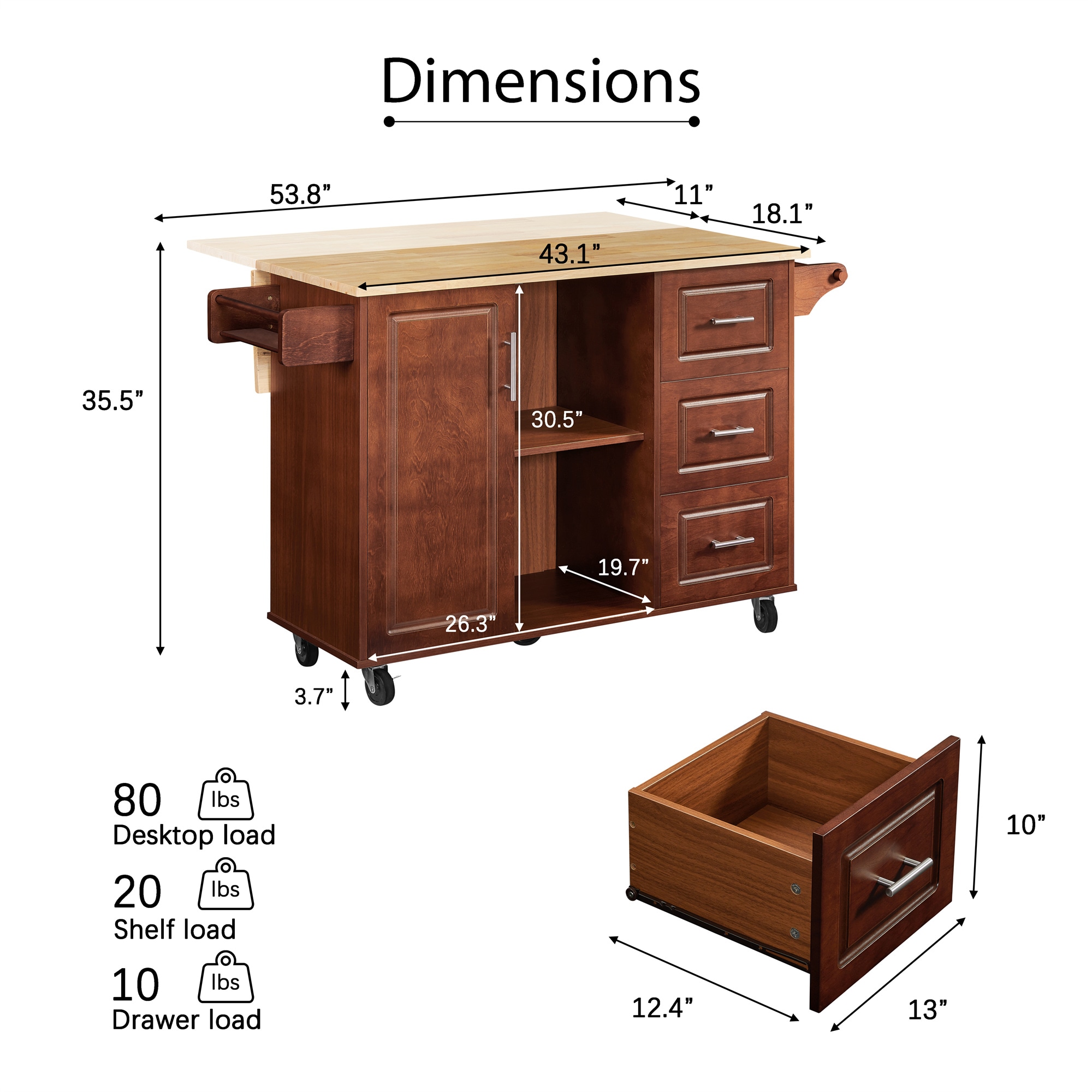 BABOOM BOM-W38608-OR Kitchen-Furniture - View #3