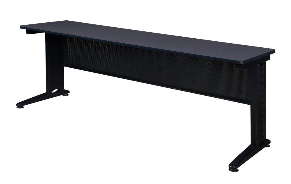 Regency MFTT8424GY Fusion Gray 4-Person Training Table (84-in W x 29-in H)