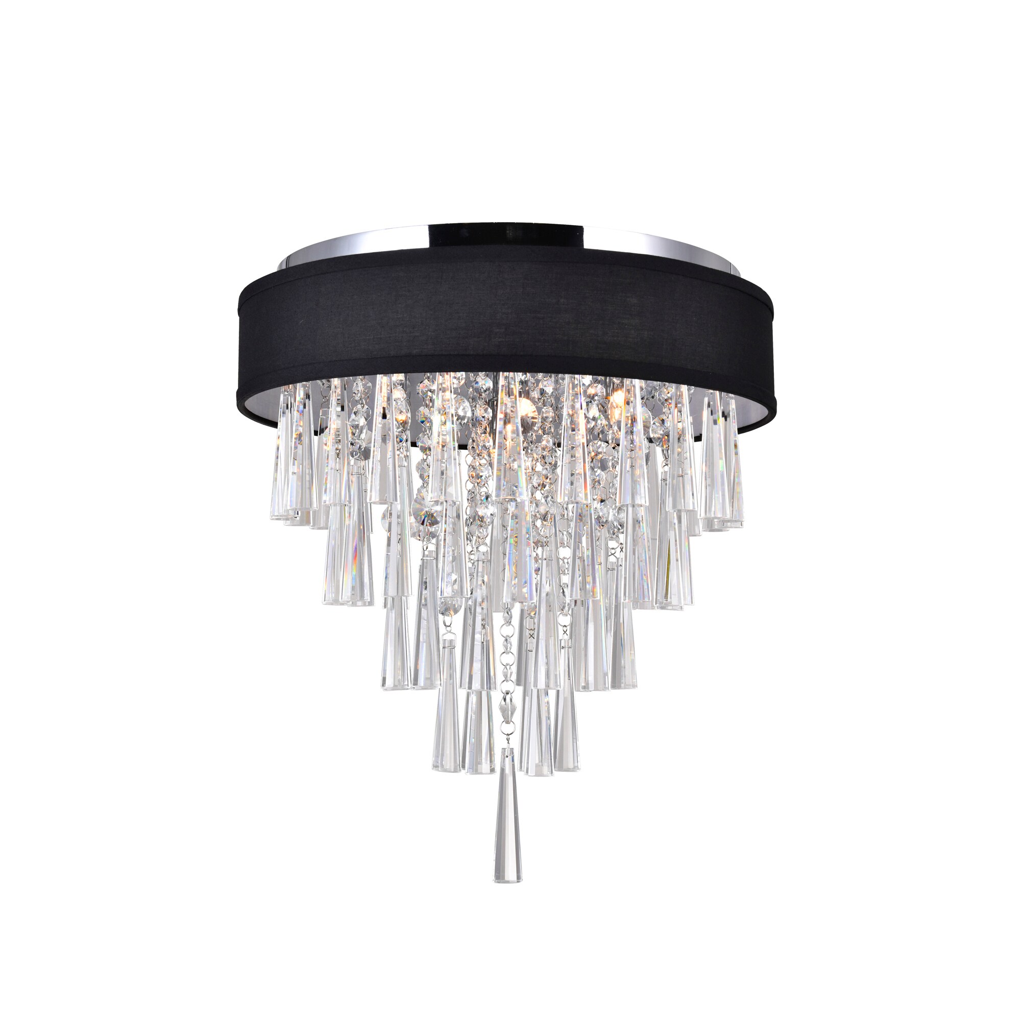 CWI Lighting 5523C16C (BLACK) flushmounts - View #4