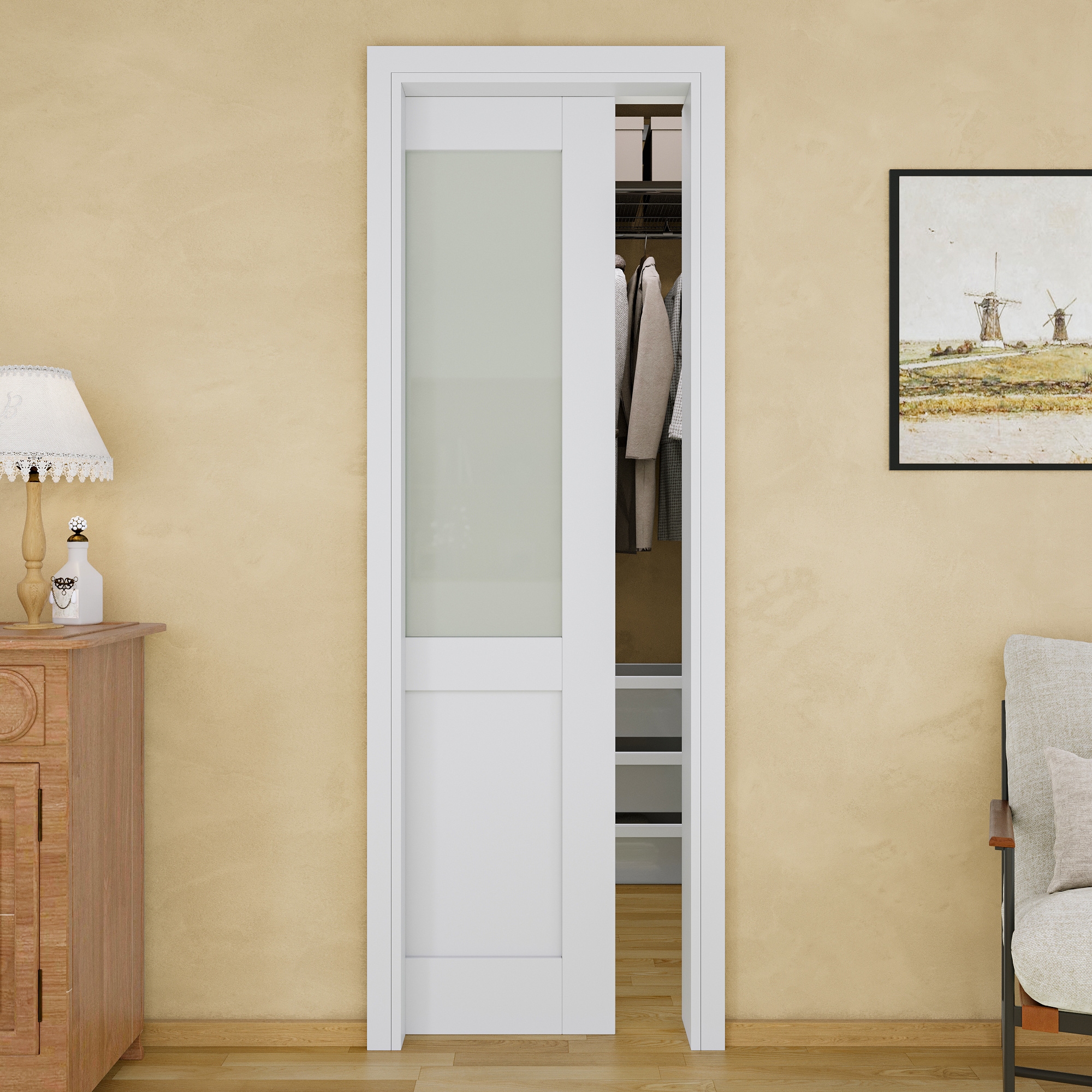 JUJUBON IN-PDPKSC-BLXB-28R Pocket-Doorframe-Screens - View #2