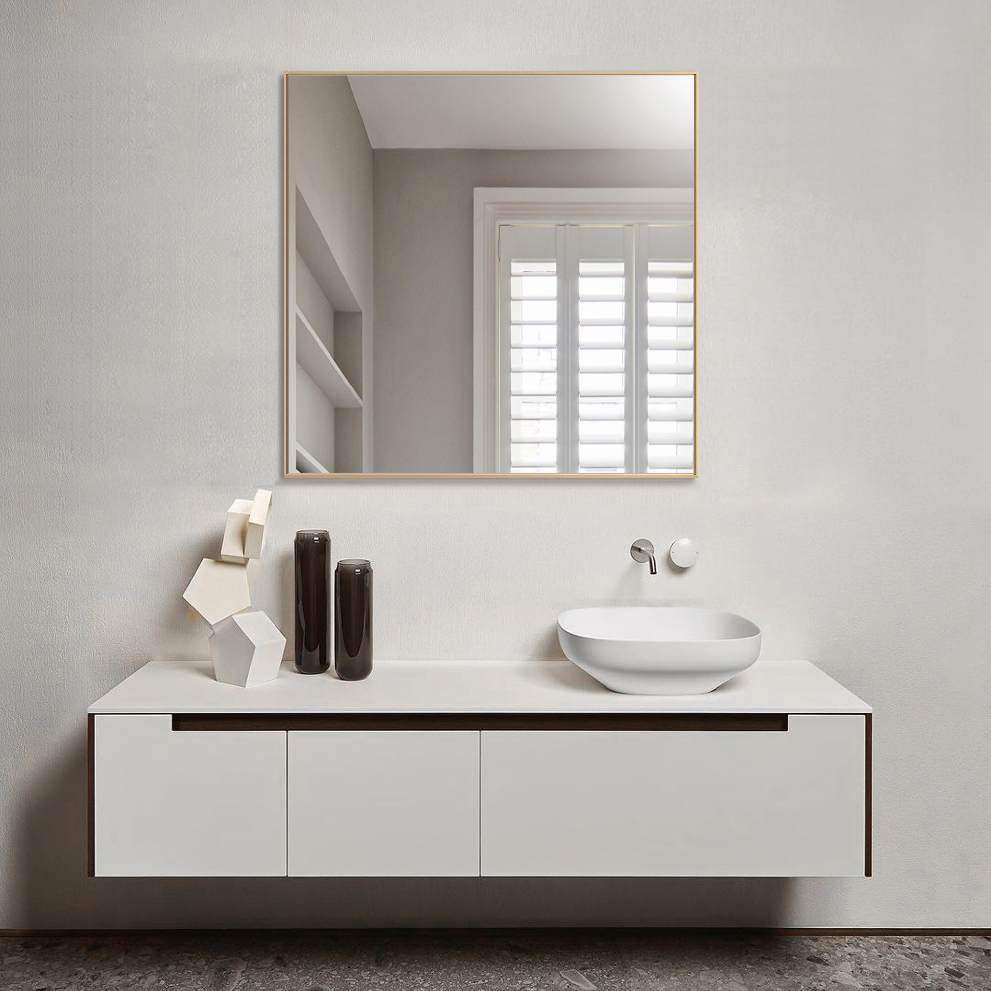 GETLEDEL MR-2528BS Framed-Bath-Mirrors - View #6