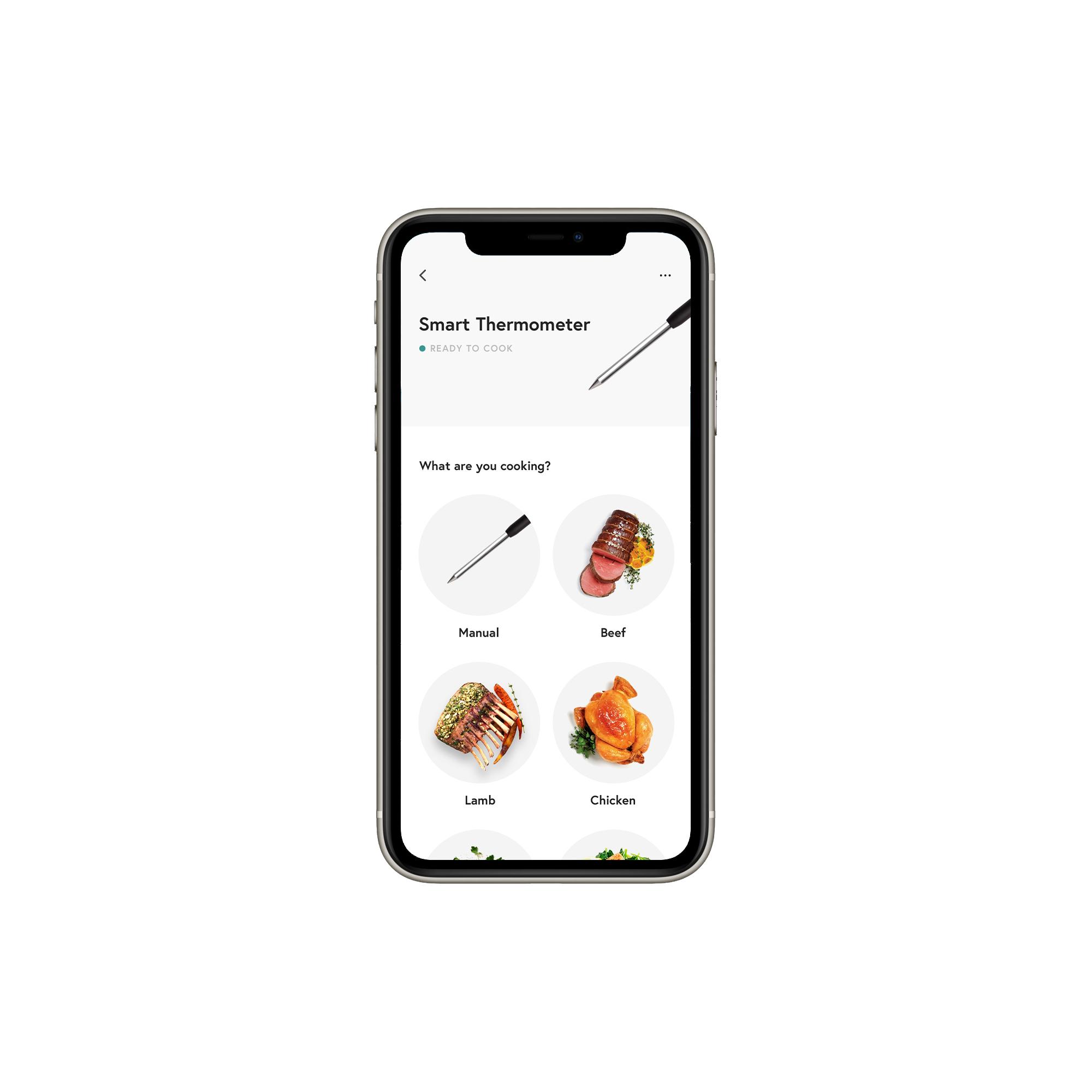  Yummly Smart Meat Thermometer with Wireless Bluetooth  Connectivity: Home & Kitchen