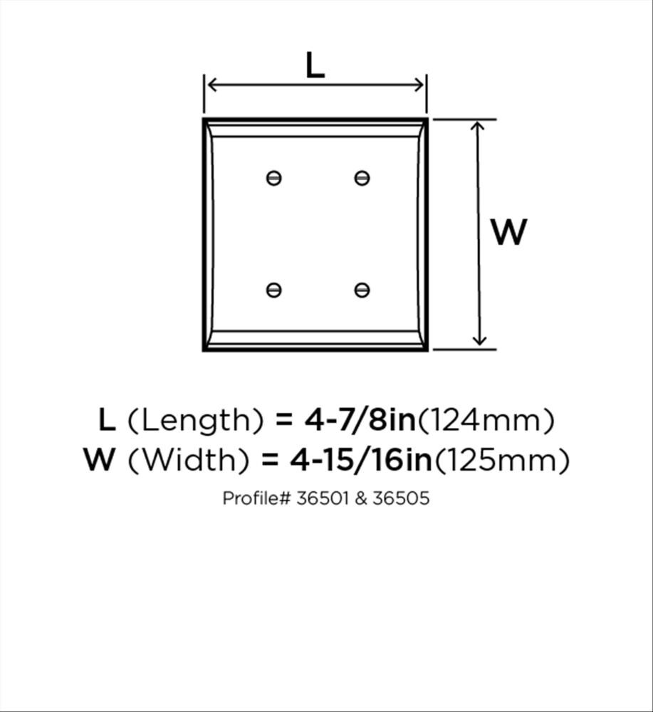 Amerock BP36501BBR Electrical-Wall-Plates - View #2