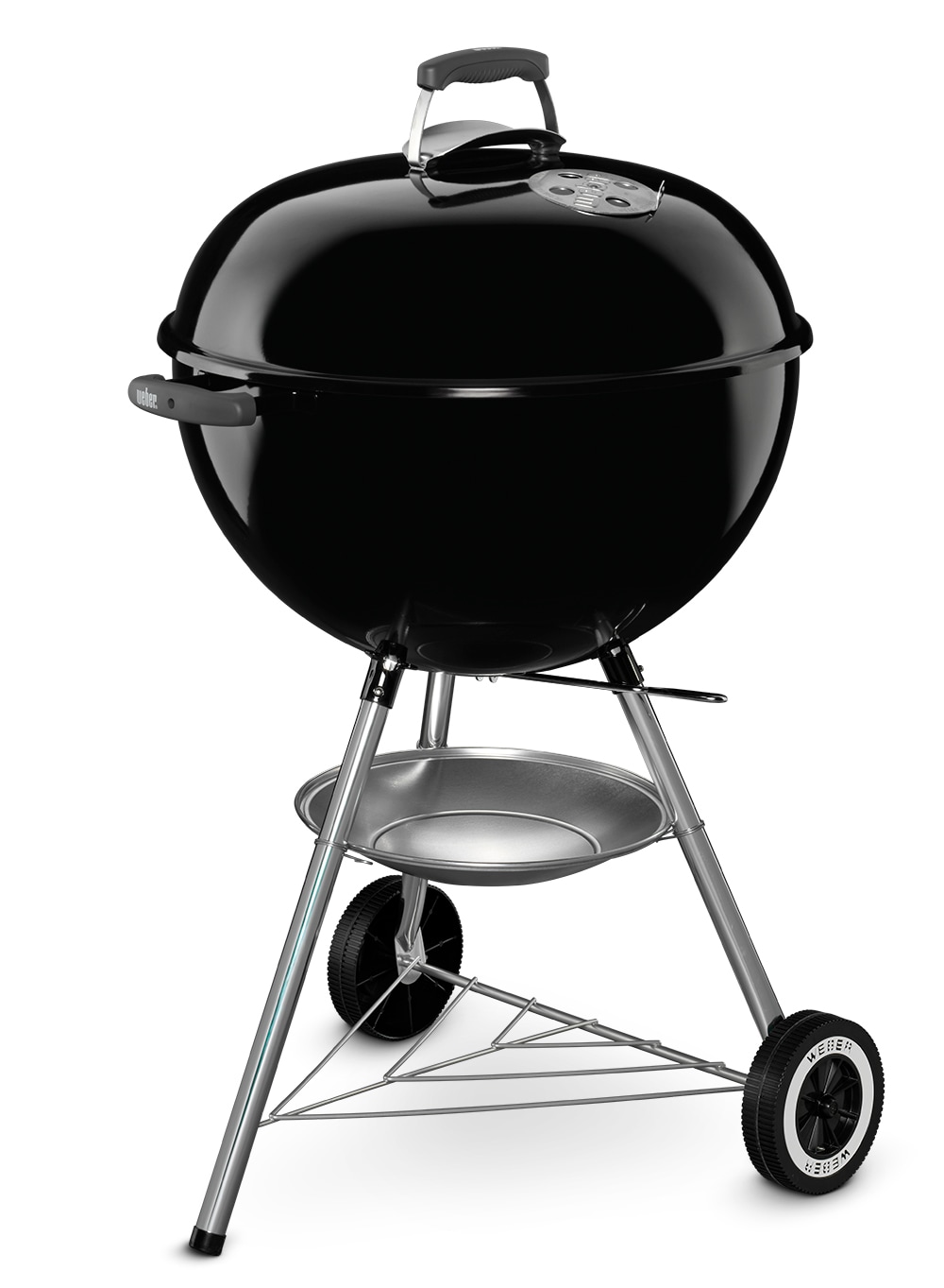 Weber Original Kettle 22-in W Black Kettle Charcoal Grill in the Charcoal  Grills department at 