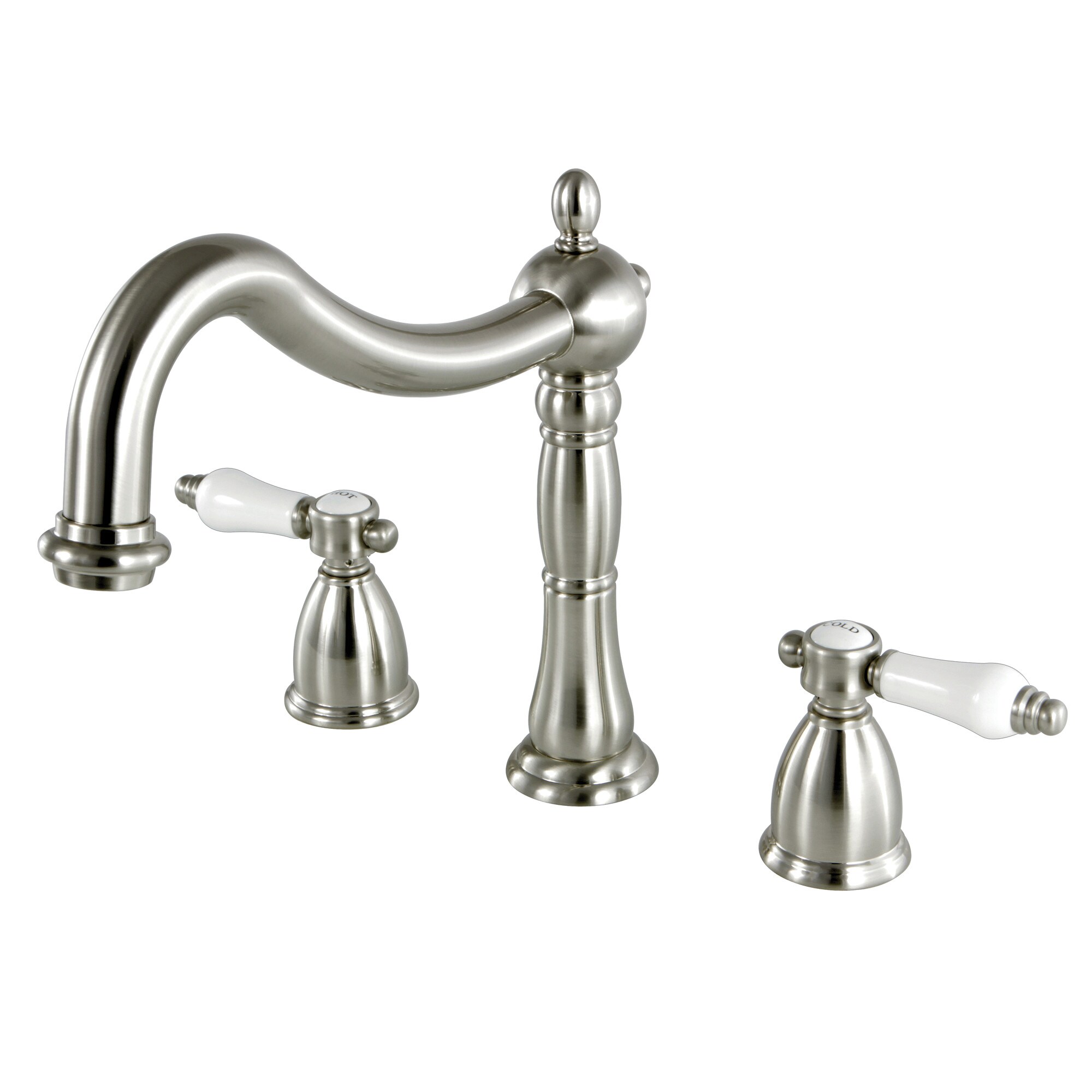 Kingston Brass WLKS1348BPL Roman-Tub-Faucets - View #2