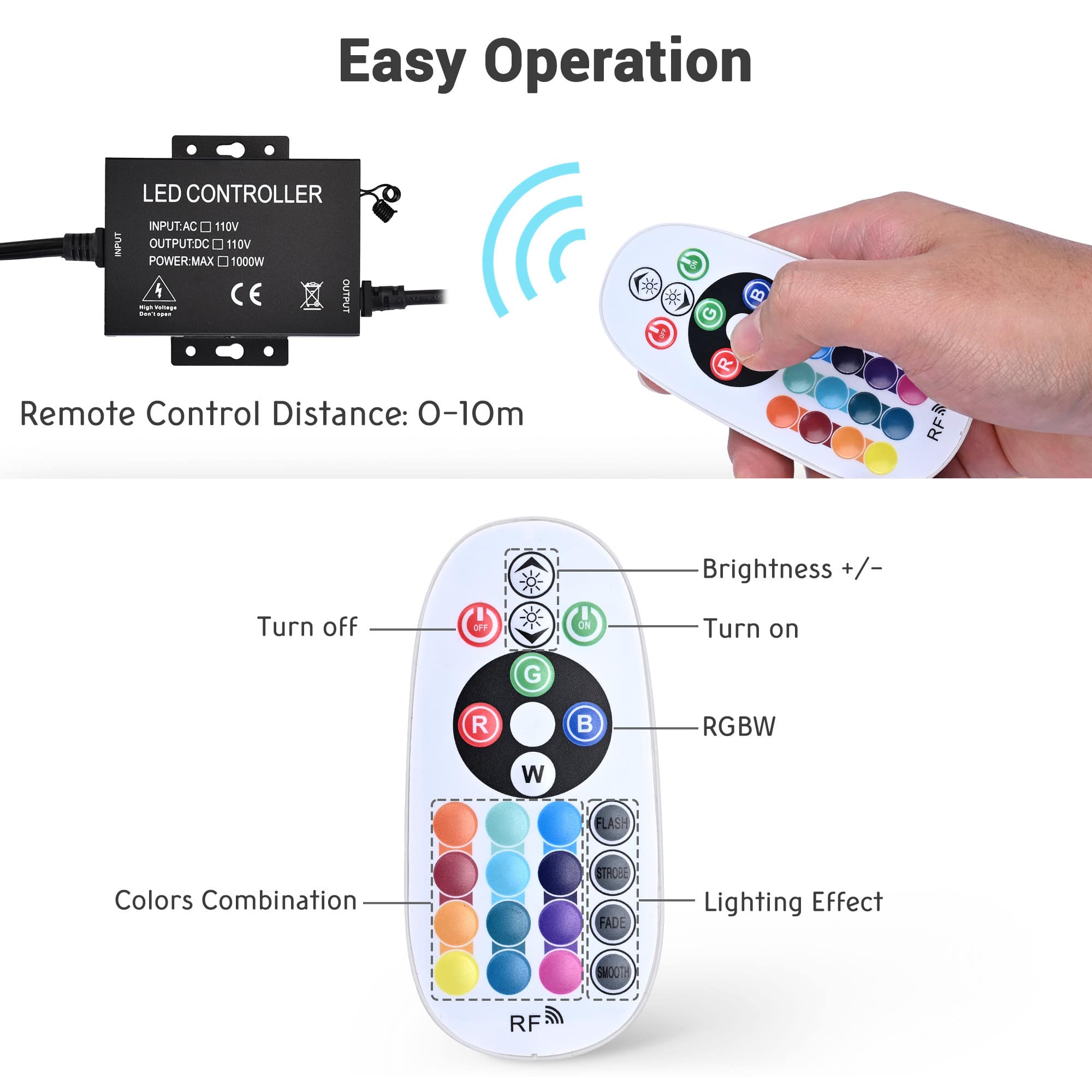 Yescom 11DSL003-N100-RGB-LO Rope-Lights - View #8
