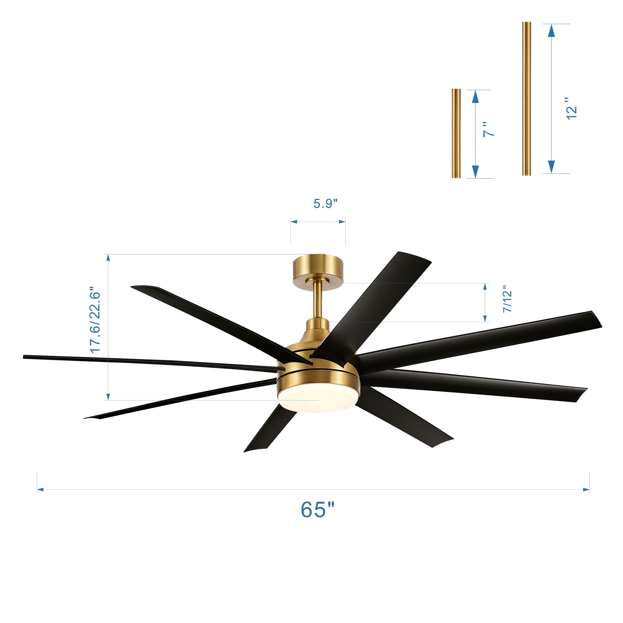 Breezary 23012-BLK Ceiling-Fans - View #13