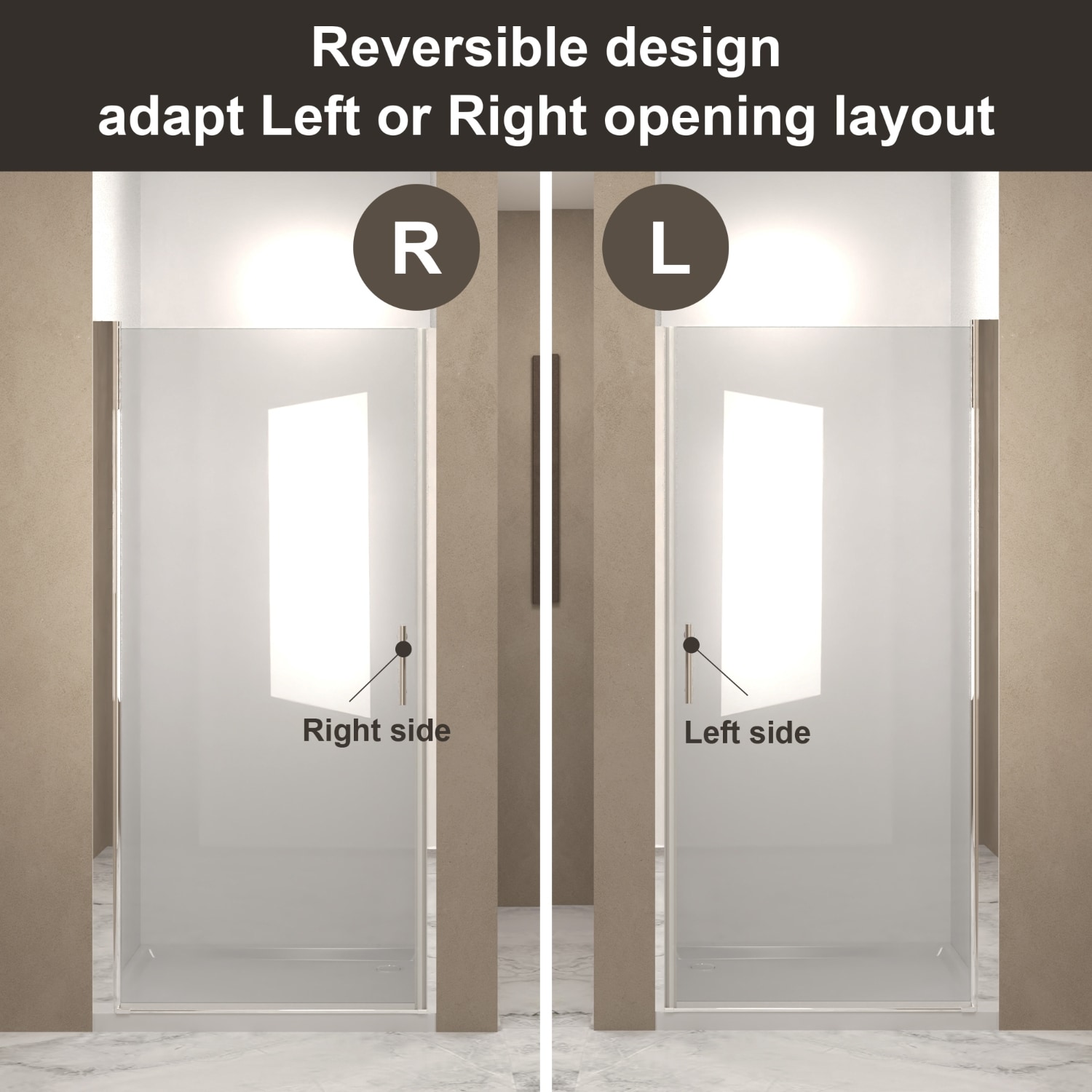 REIBII FXLS0605-512A36 Shower-Doors - Thumbnail View #5