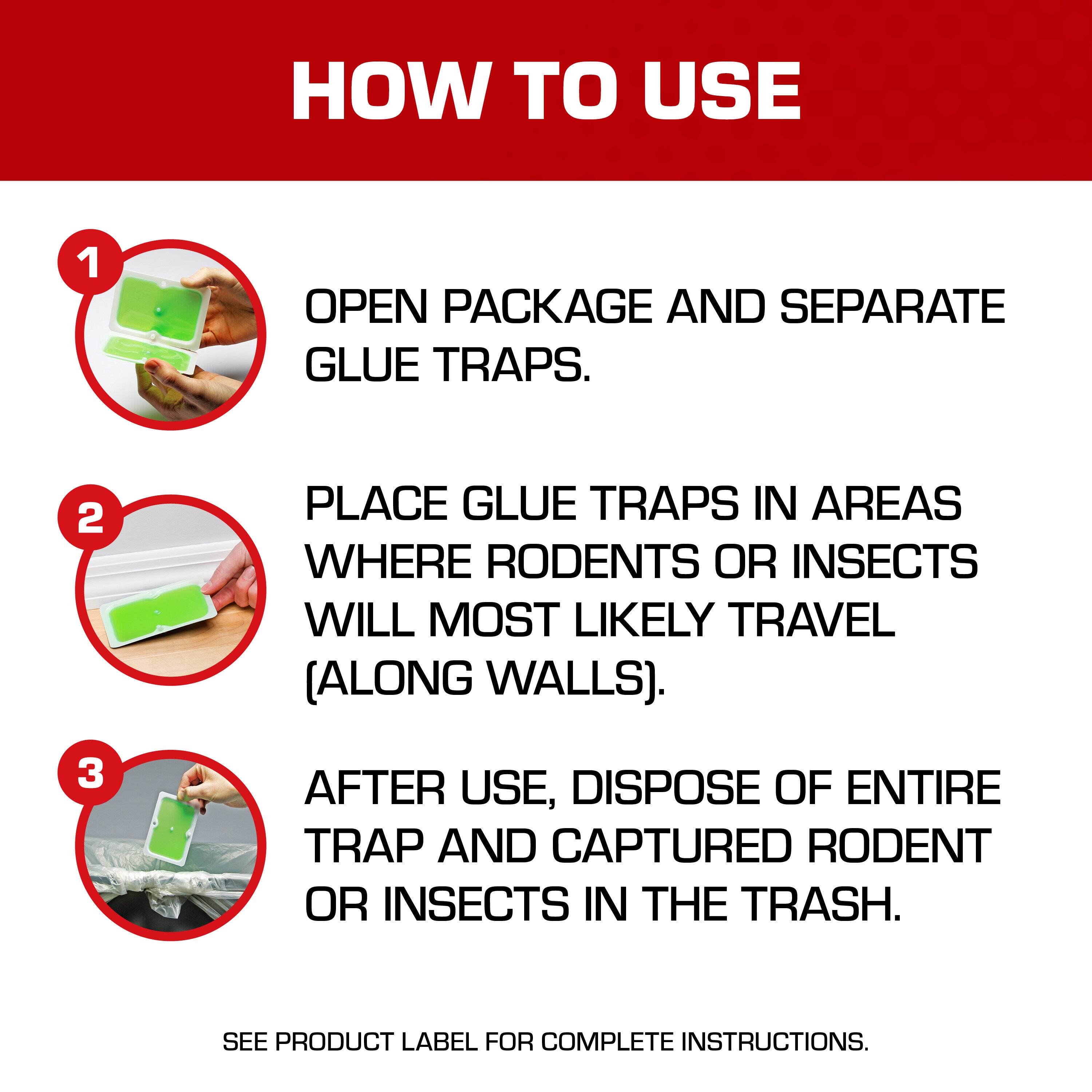 2 PCS Mouse Traps Indoor For Home, Super Sticky Mouse Trap With  Ultra-Strong Glue For Mice & Snakes, Pet Safe Pest Control For House &  Garage, Non-Tox