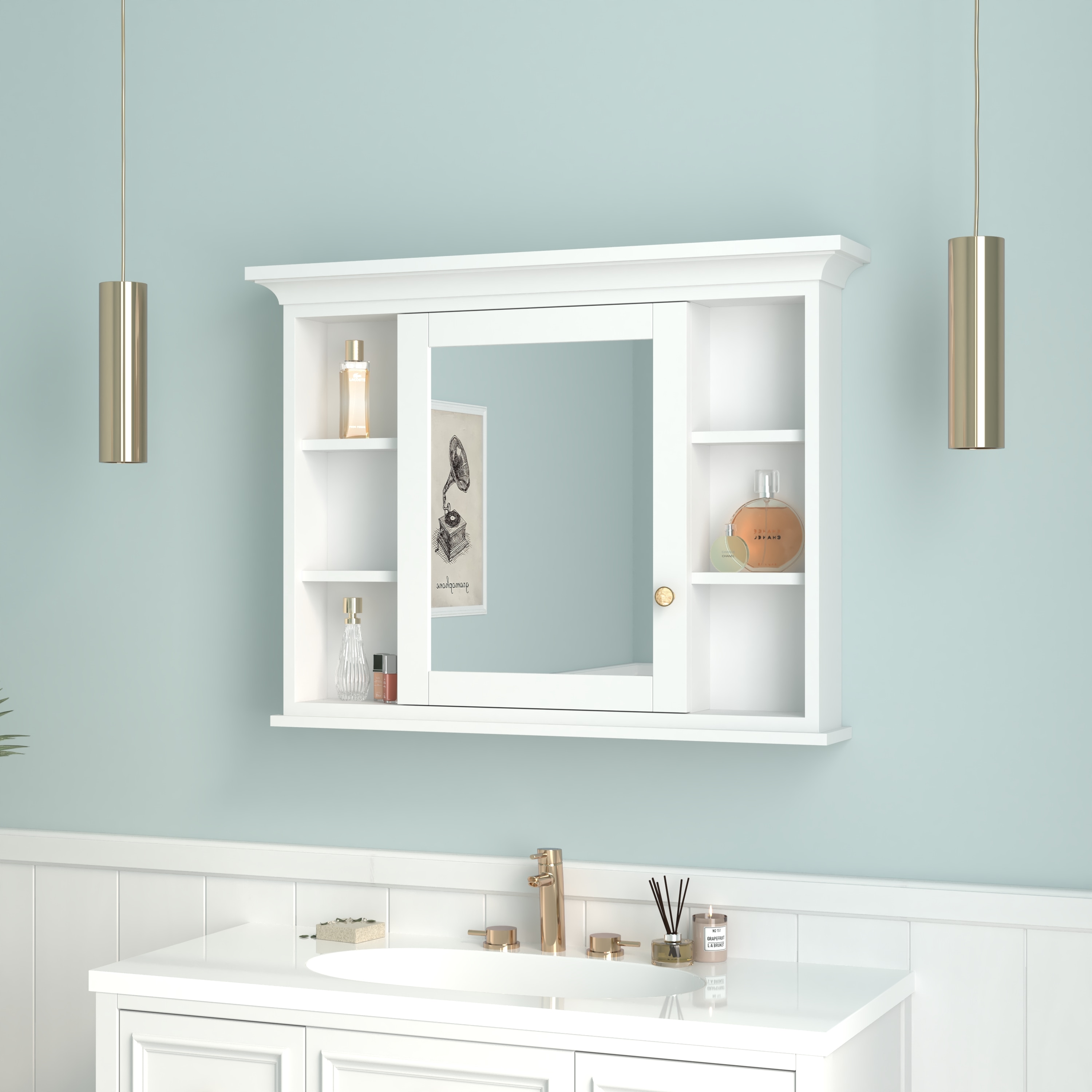 Forclover HE-JG1124 Bathroom-Medicine-Cabinets - View #2