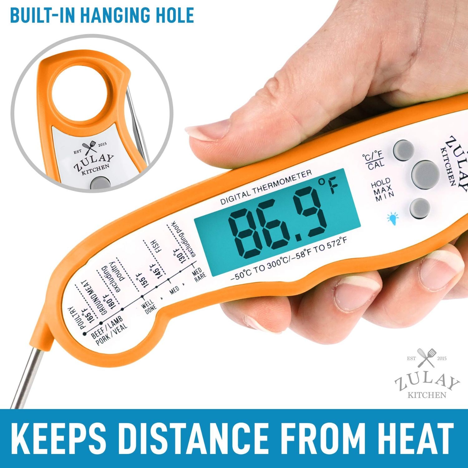 Zulay Kitchen Meat Thermometer - Thumbnail 5