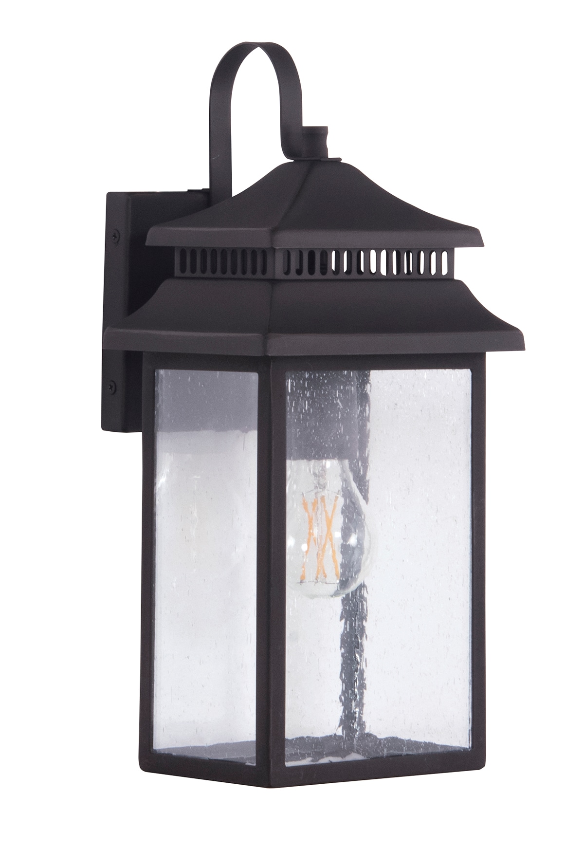 Craftmade ZA3104-DBG Crossbend 1 -Light 15.13-in H Bronze Hardwired Outdoor Wall Light