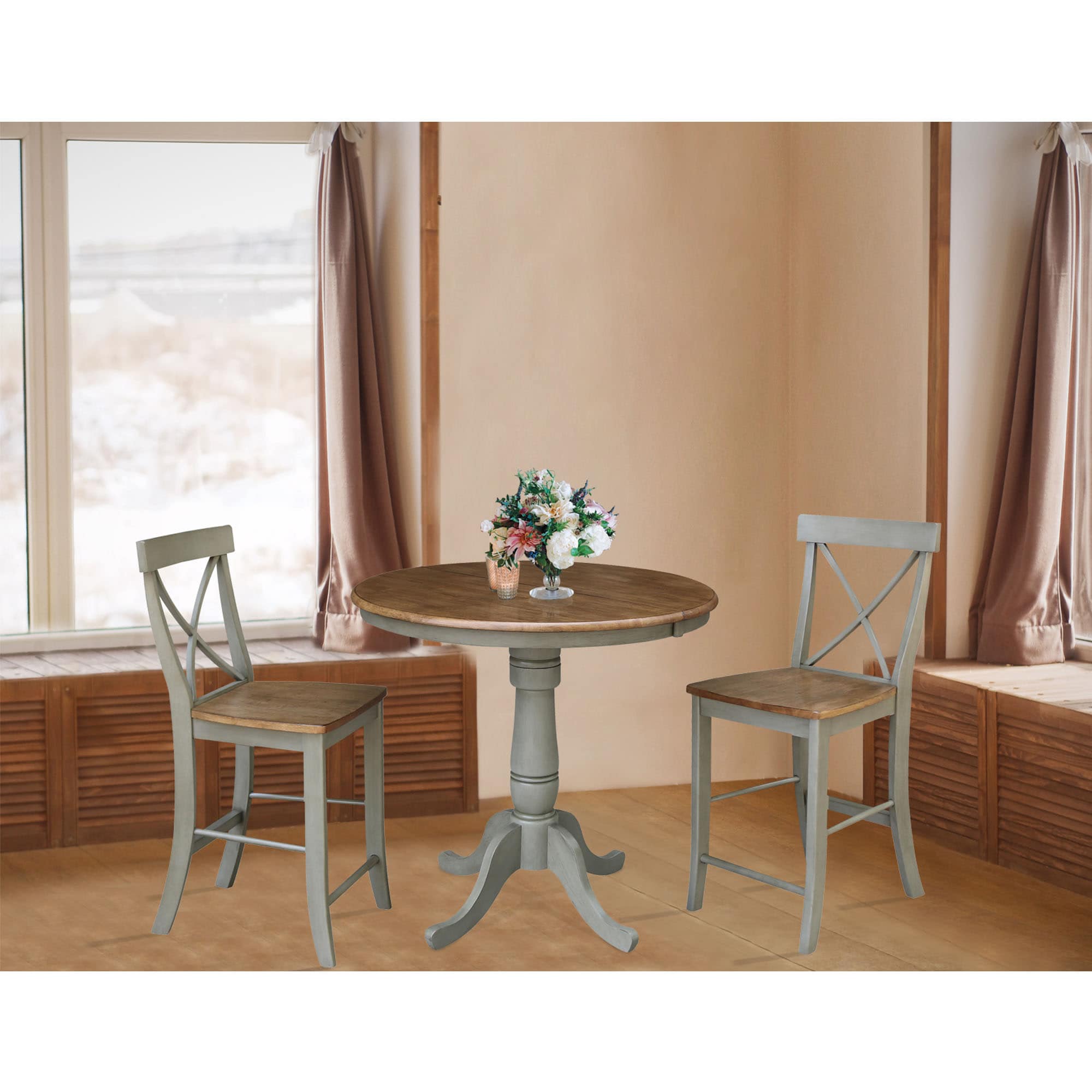 International Concepts K41-36RXT-6B-S6132-2 Dining-Sets - View #4