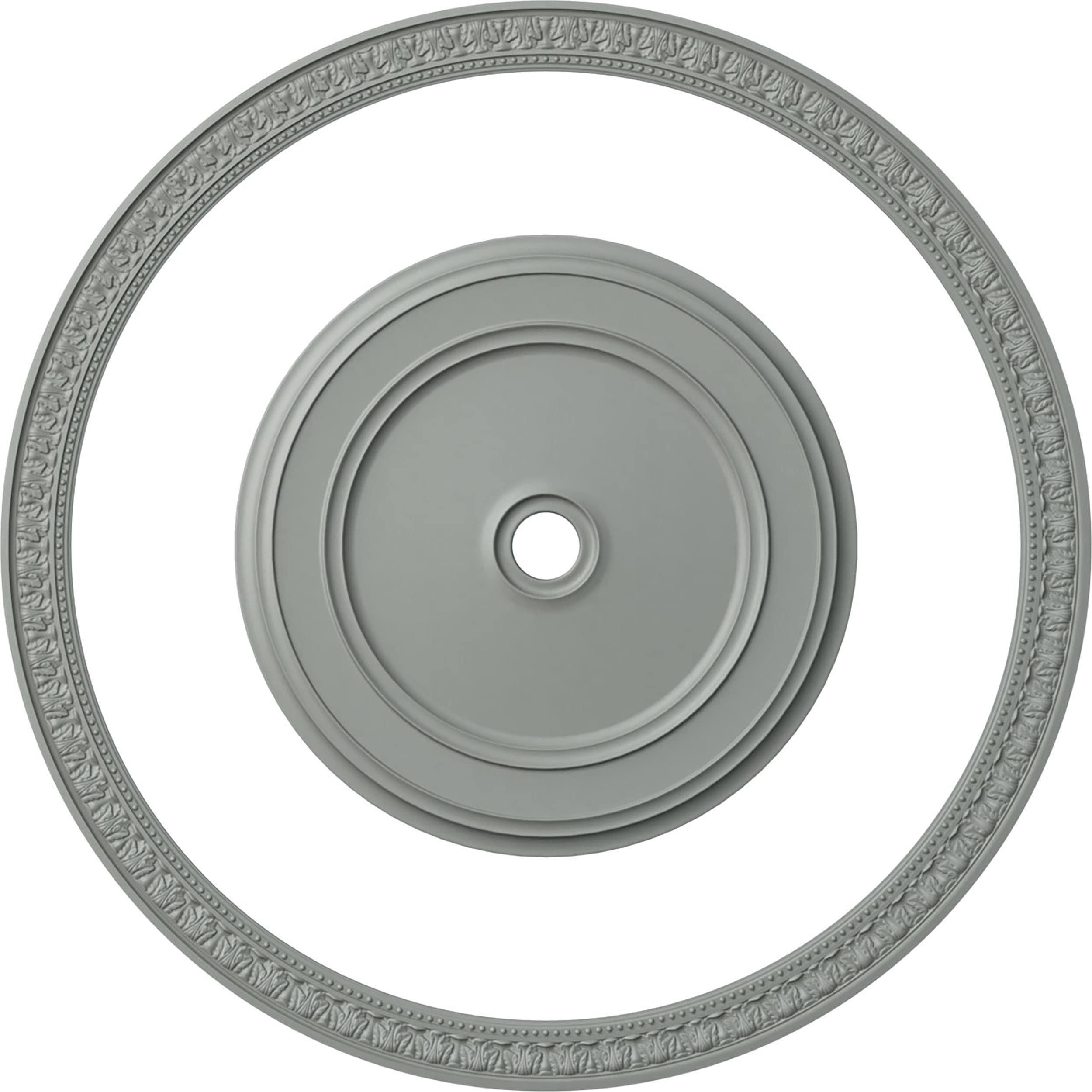 Ekena Millwork CRM70PM41CL Classic 71.25-Inches x 71.25-Inches Full Urethane Ceiling Ring