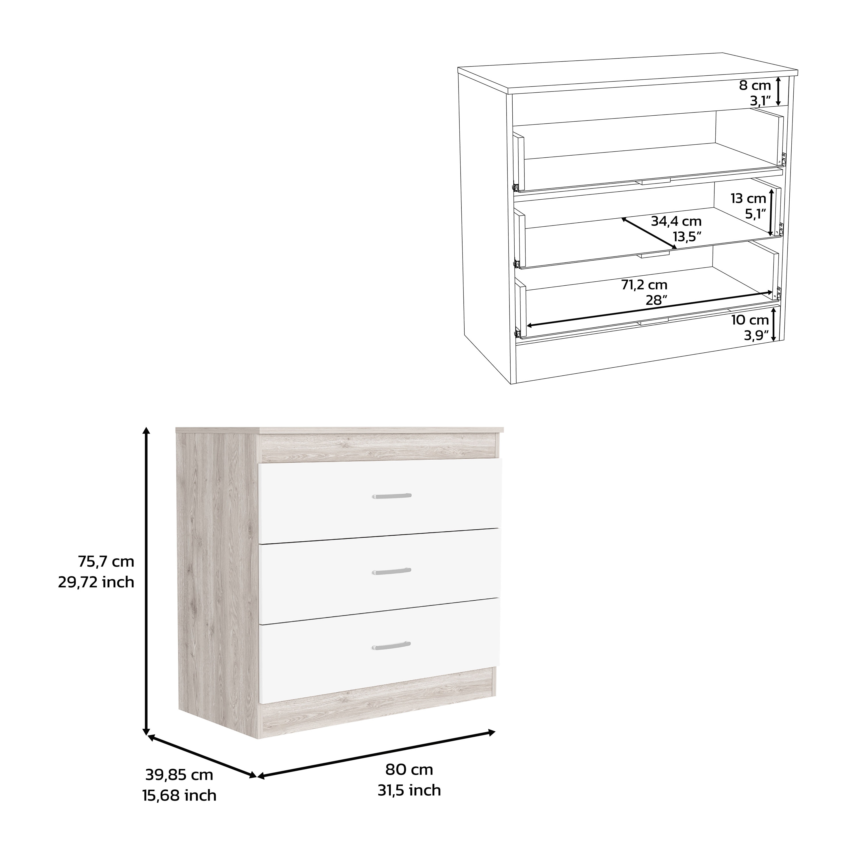 GLANZEND 6514K41C6 dressers - View #7