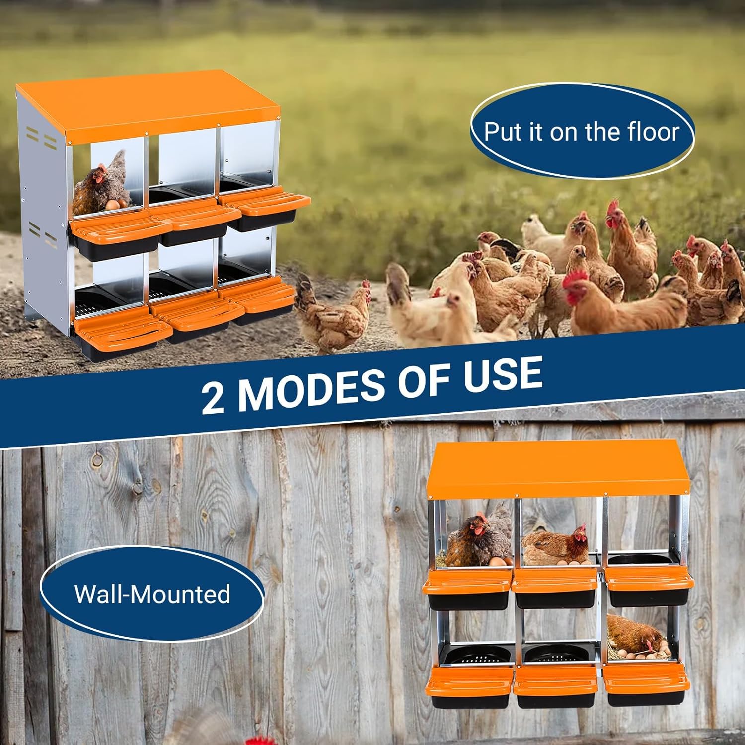 Qeetex GGL-PPG-33CXNYGP Chicken-Coops-Rabbit-Hutches - View #3