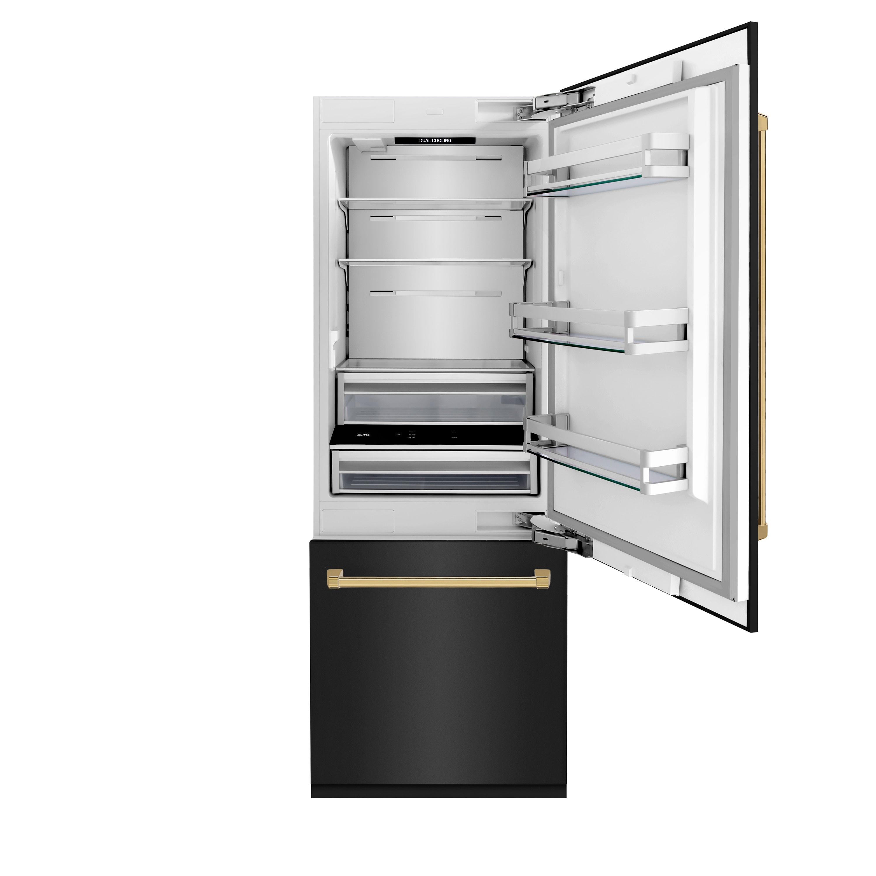 ZLINE KITCHEN & BATH RBIVZ-BS-30-G Bottom-Freezer-Refrigerators - View #3