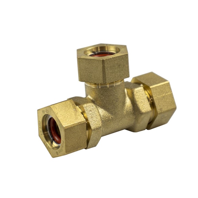 PRO-FLEX 1/2-in Brass CSST Tee Fitting for Gas Piping Systems - NFPA 54,  IFGC, UPC Approved, CSA Certified, NSF Safety Listed in the CSST Pipe,  Fittings & Accessories department at