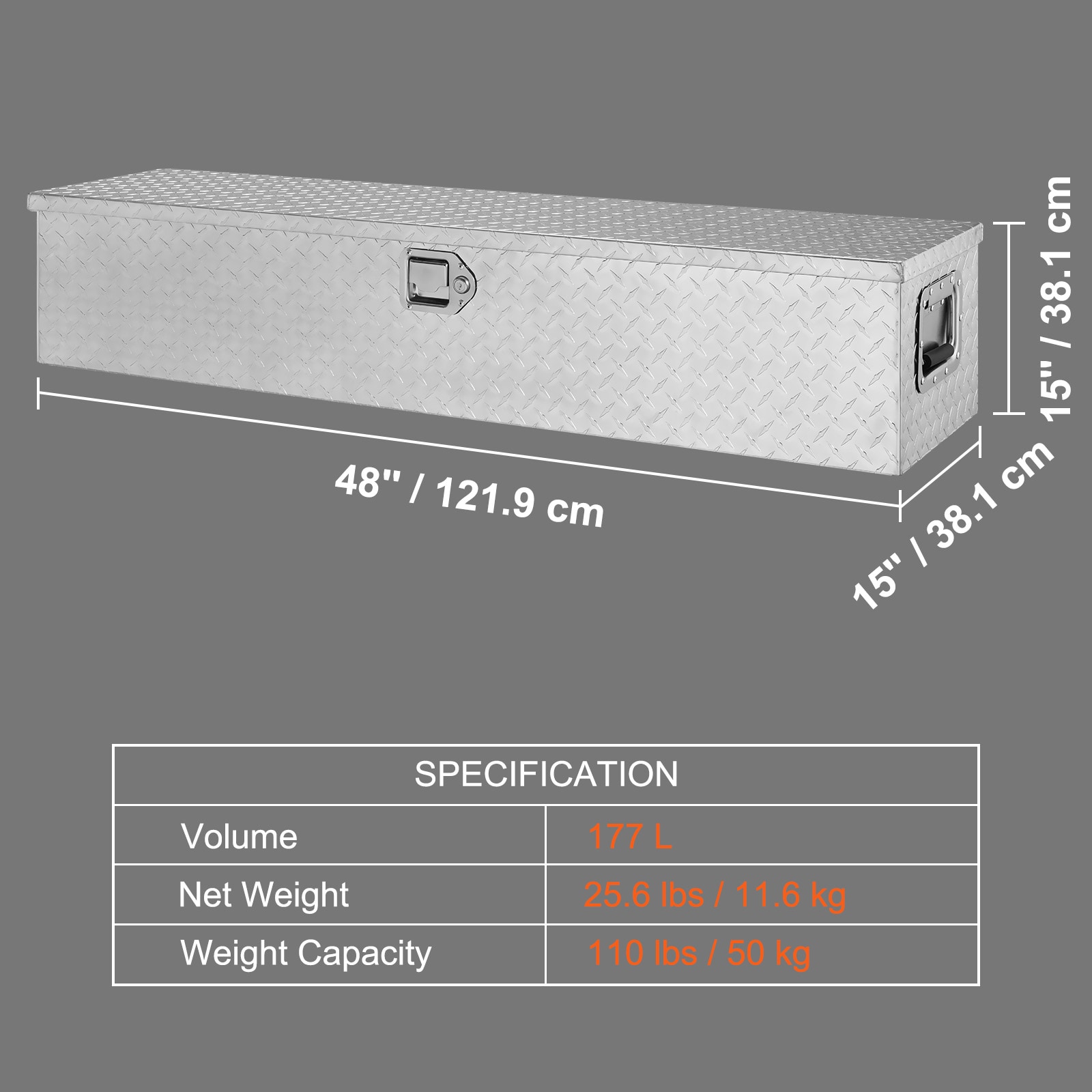 VEVOR LCZXG48X15X1541ZWV0 Truck-Tool-Boxes - View #8