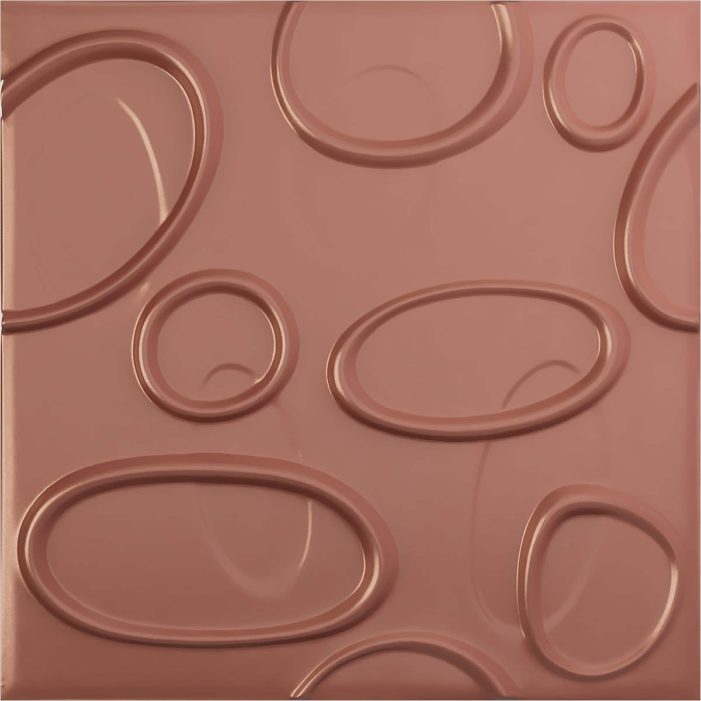 Ekena Millwork WP20X20FEFCP 19-5/8-in x 19-5/8-in Embossed Paintable/Stainable Pink PVC Abstract Wall Panel ( 2.67-sq ft )