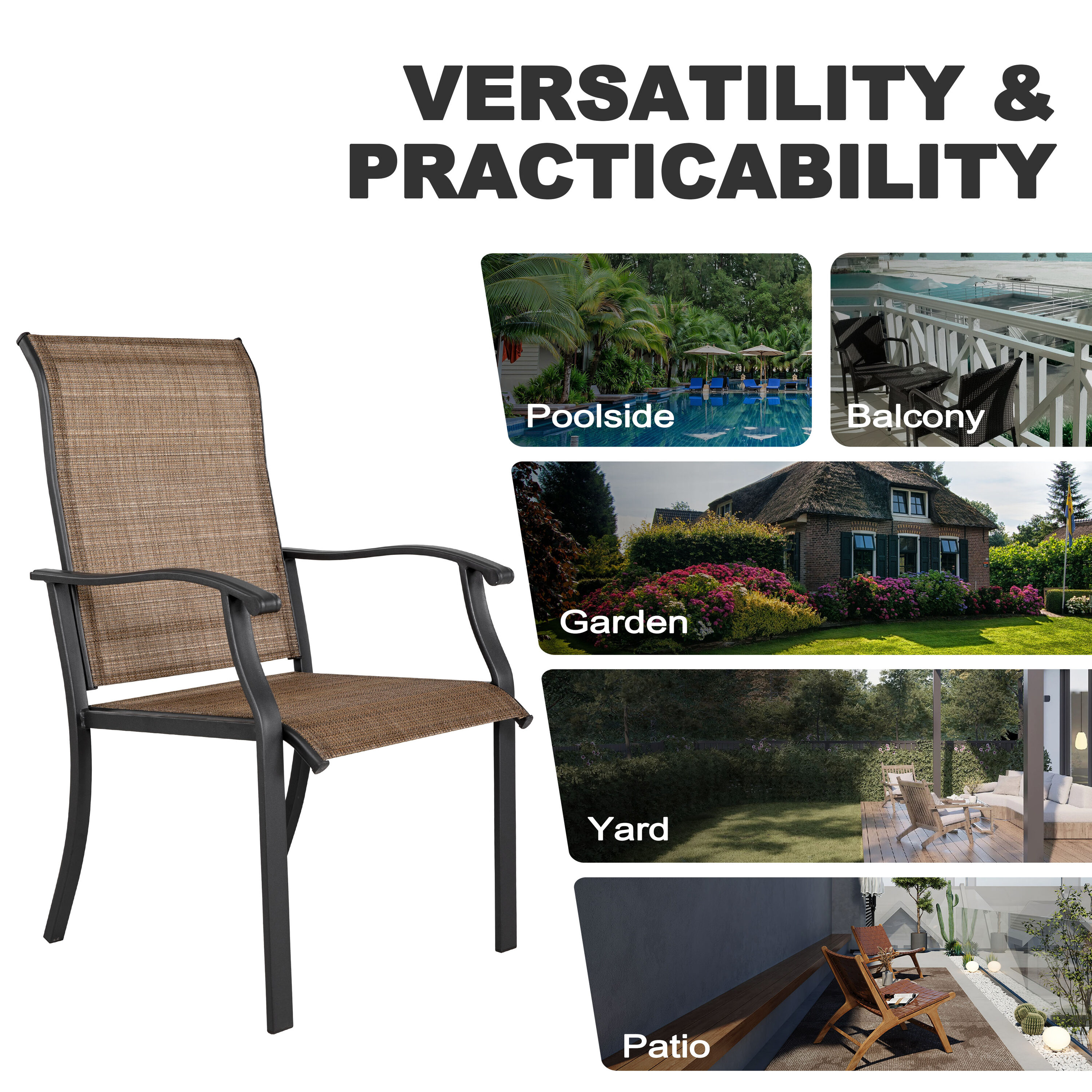 Nuu Garden SID006-06 Patio-Dining-Sets - View #2