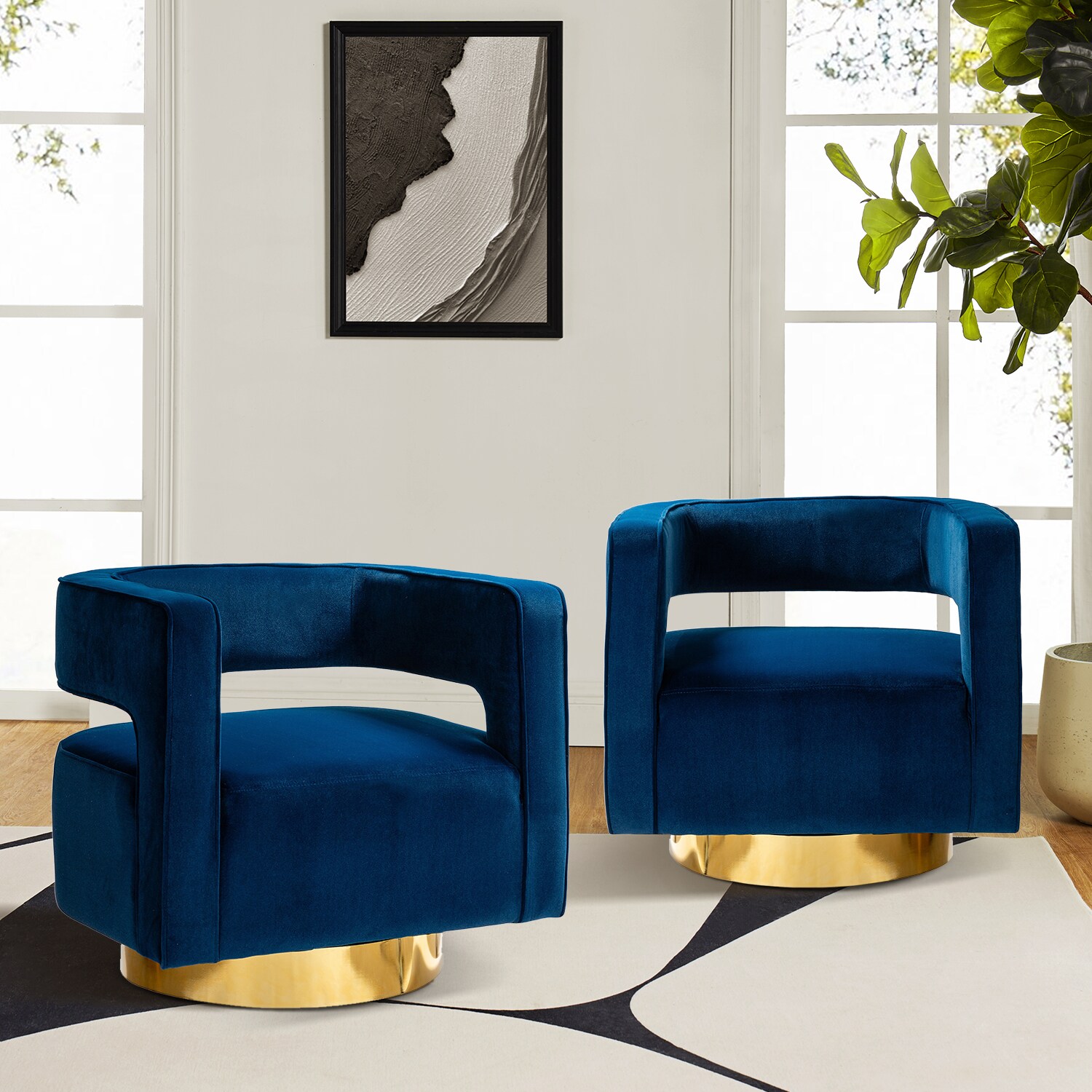 14 Karat Home CHM0141-NAVY chairs - View #5