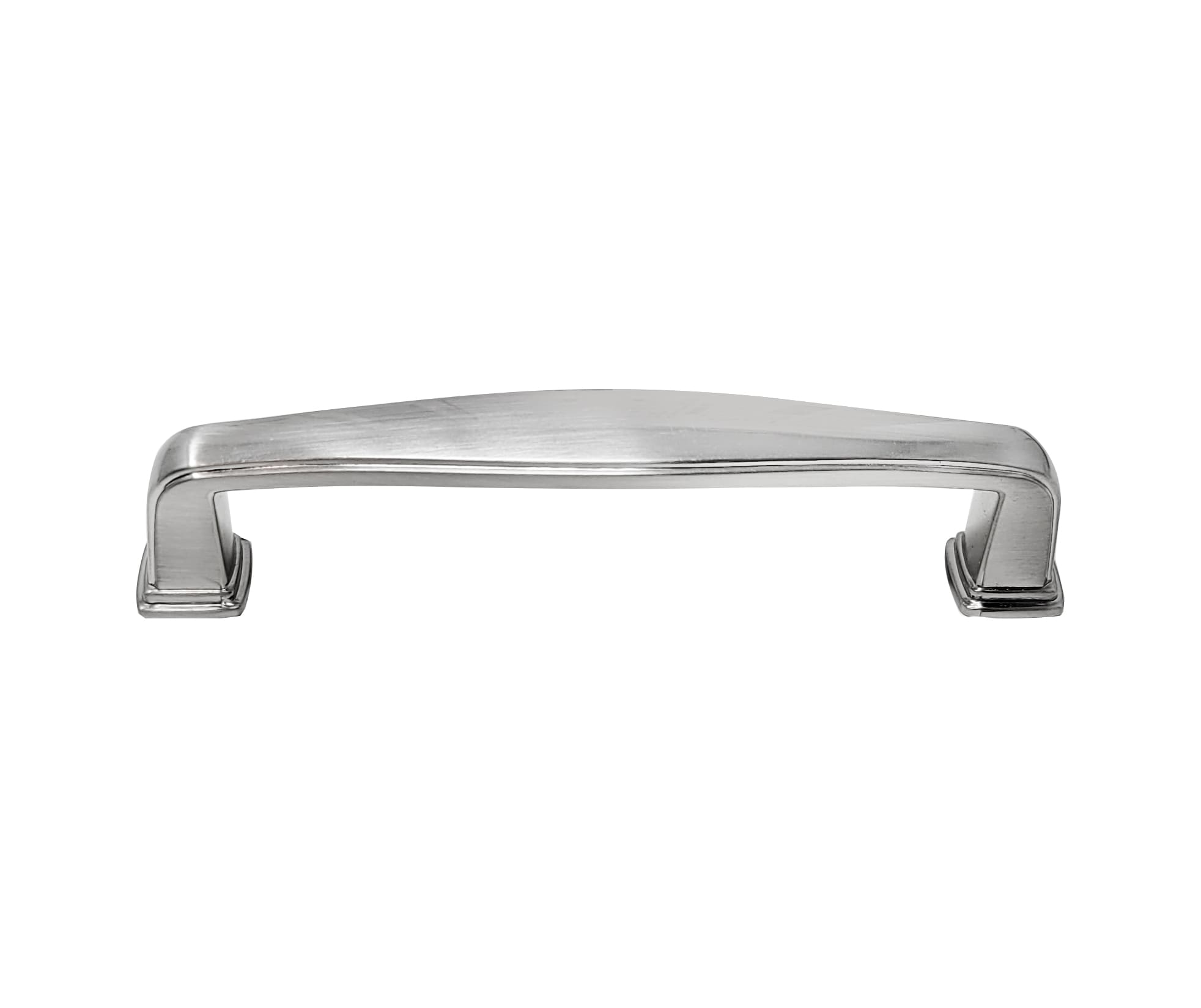 Laurey 12059 Summerland 3-3/4-in , 96mm Center to Center Satin Nickel Dual Mount Arch Handle