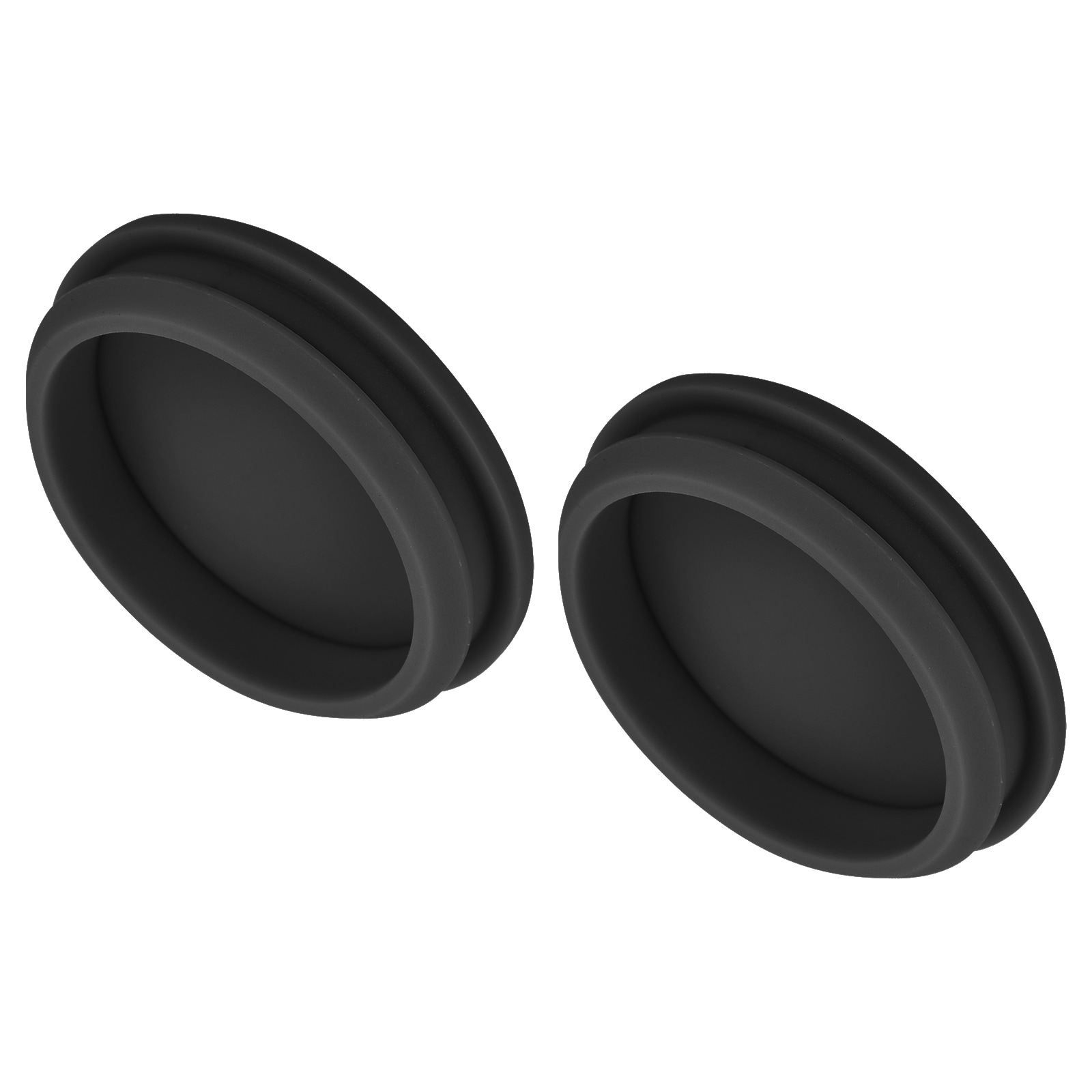 Unique Bargains 2pcs Silicone Snap in Locking Hole Plugs 50.6mm/2 Inch Mounting Diameter Narrow Groove Width 5mm Panel Seal Cover Round for Kitchen Bulkheads Waterproof Sealing Plugs Black #S26031601UX0271