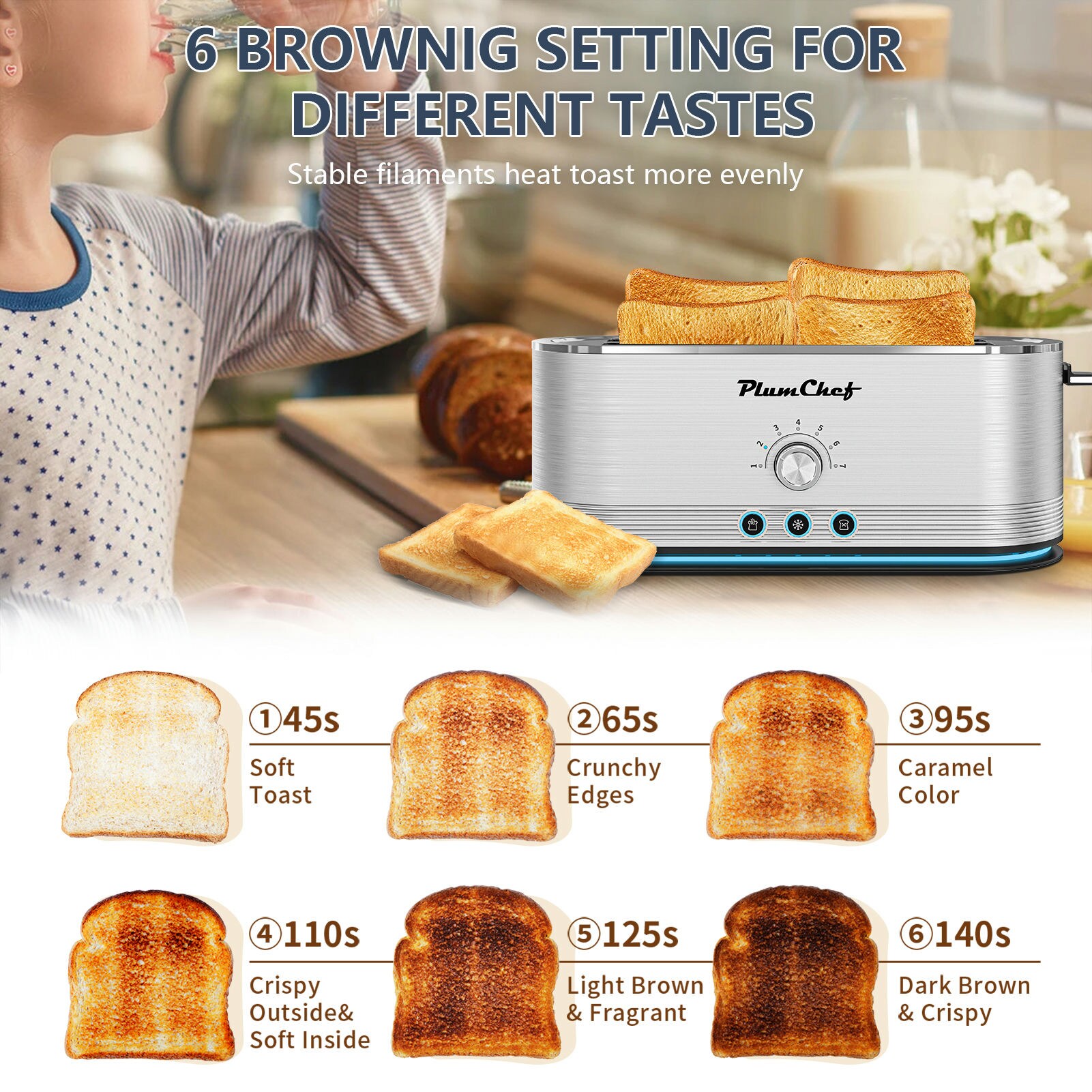 BEARSOLIM DJYC-W1002P394284 Countertop-Toaster-Ovens - View #4