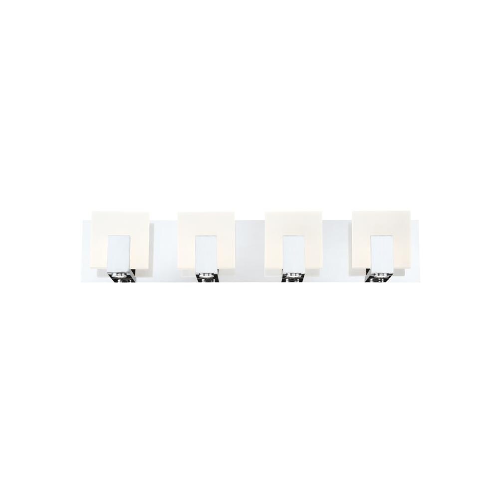 Eurofase 34144-015 Canmore 27-in 4 -Light Chrome Integrated LED Modern/contemporary Vanity light