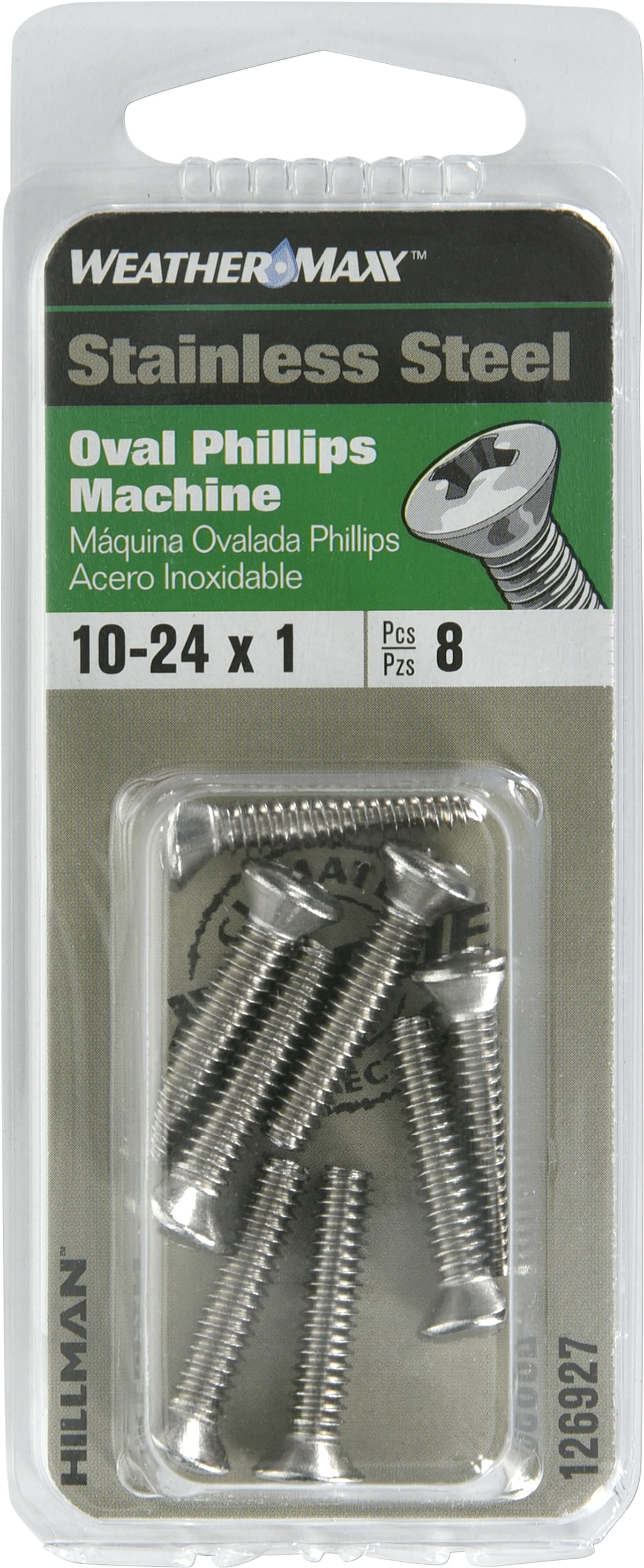 Hillman #10- 24 x 1-in Phillips-Drive Machine Screws (8-Count) in the ...