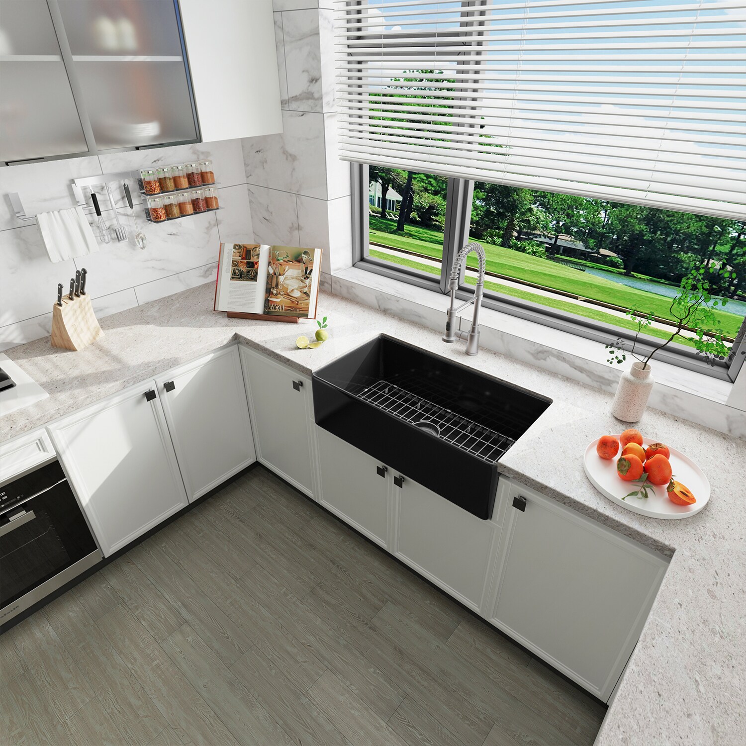 Sinber F3318S-B-OLR Kitchen-Sinks - View #6