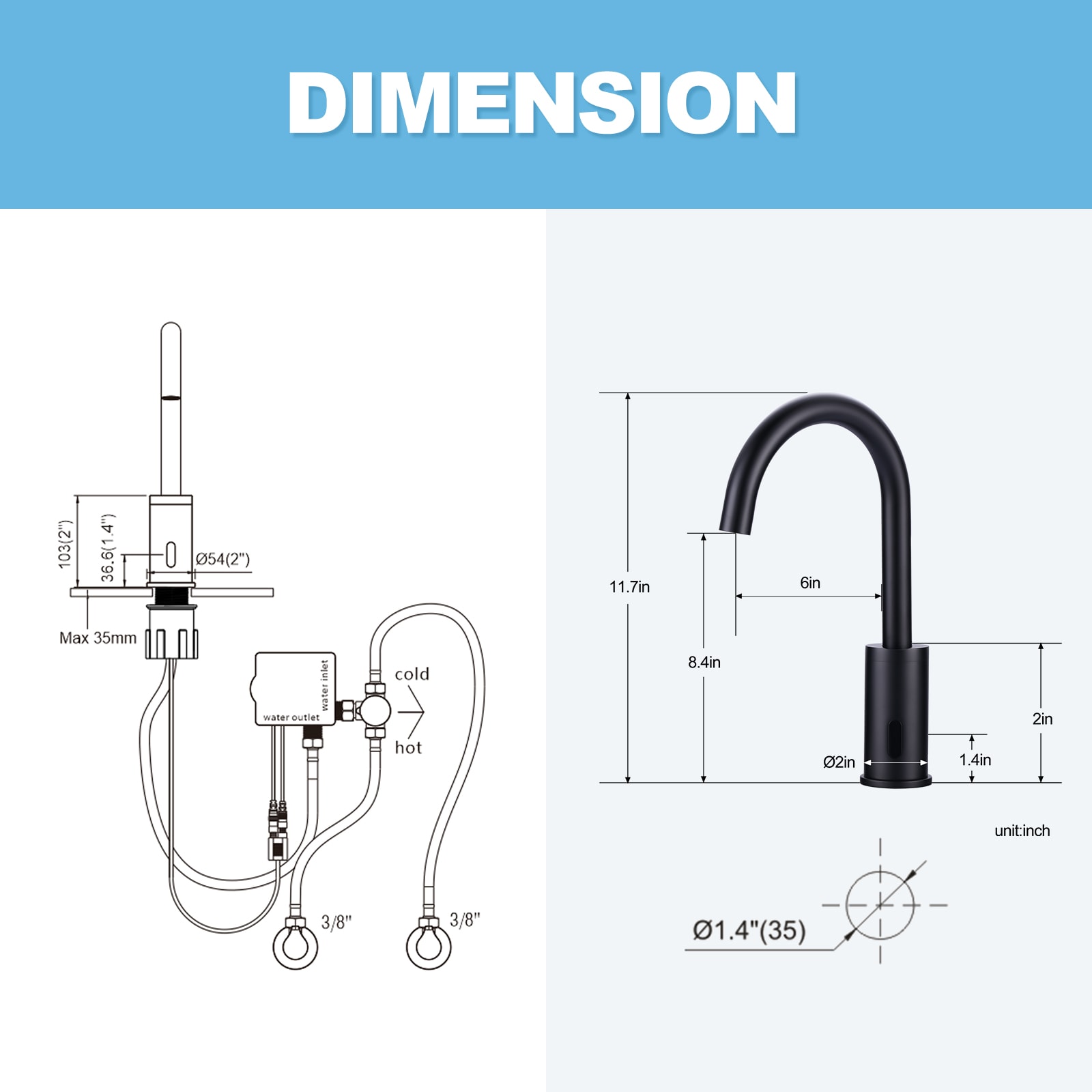 WOWOW 2322301B Lavatory-Faucets - View #5
