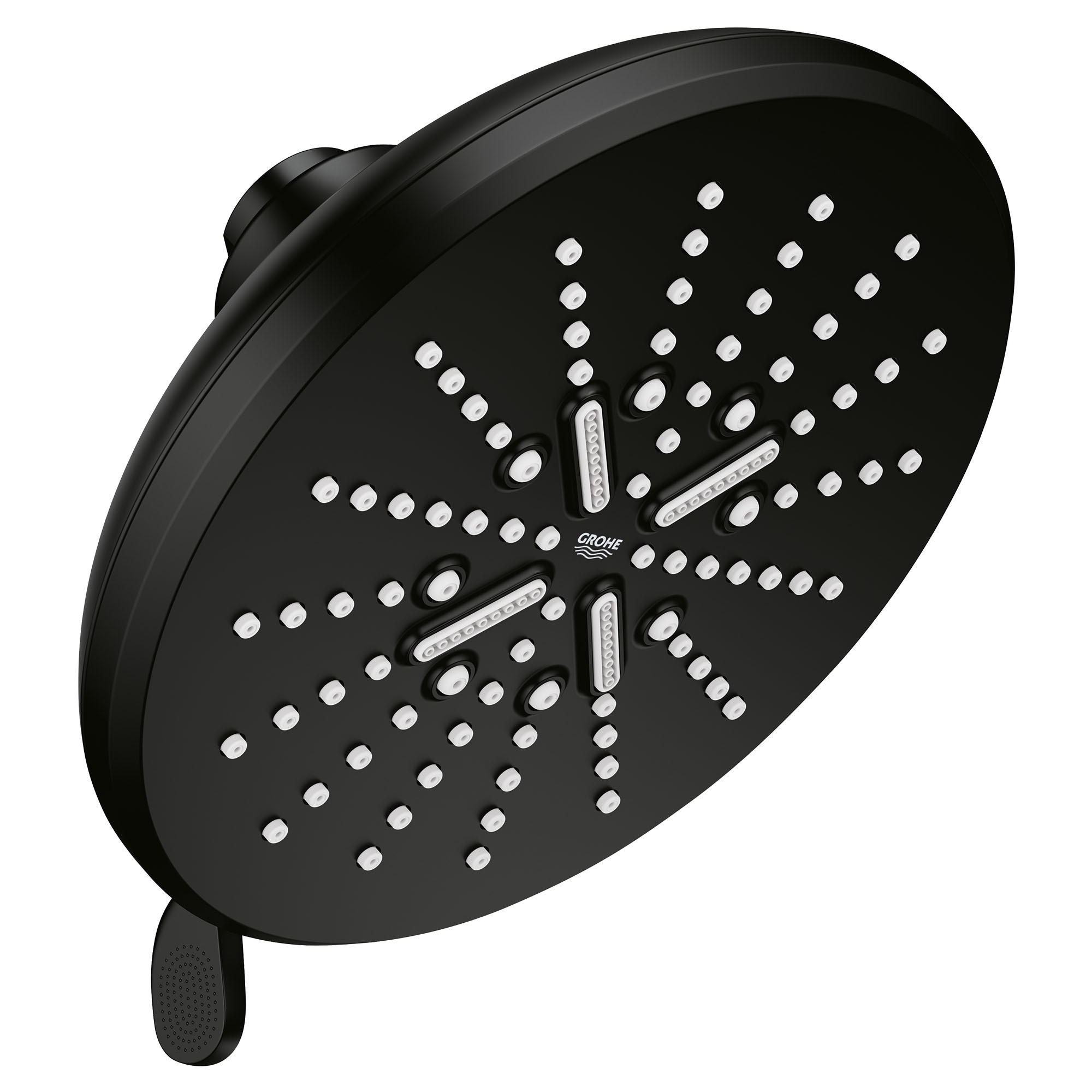 GROHE 267892430 Matte Black Sold separately Multi-function 6.5-Inches Round Shower Faucet