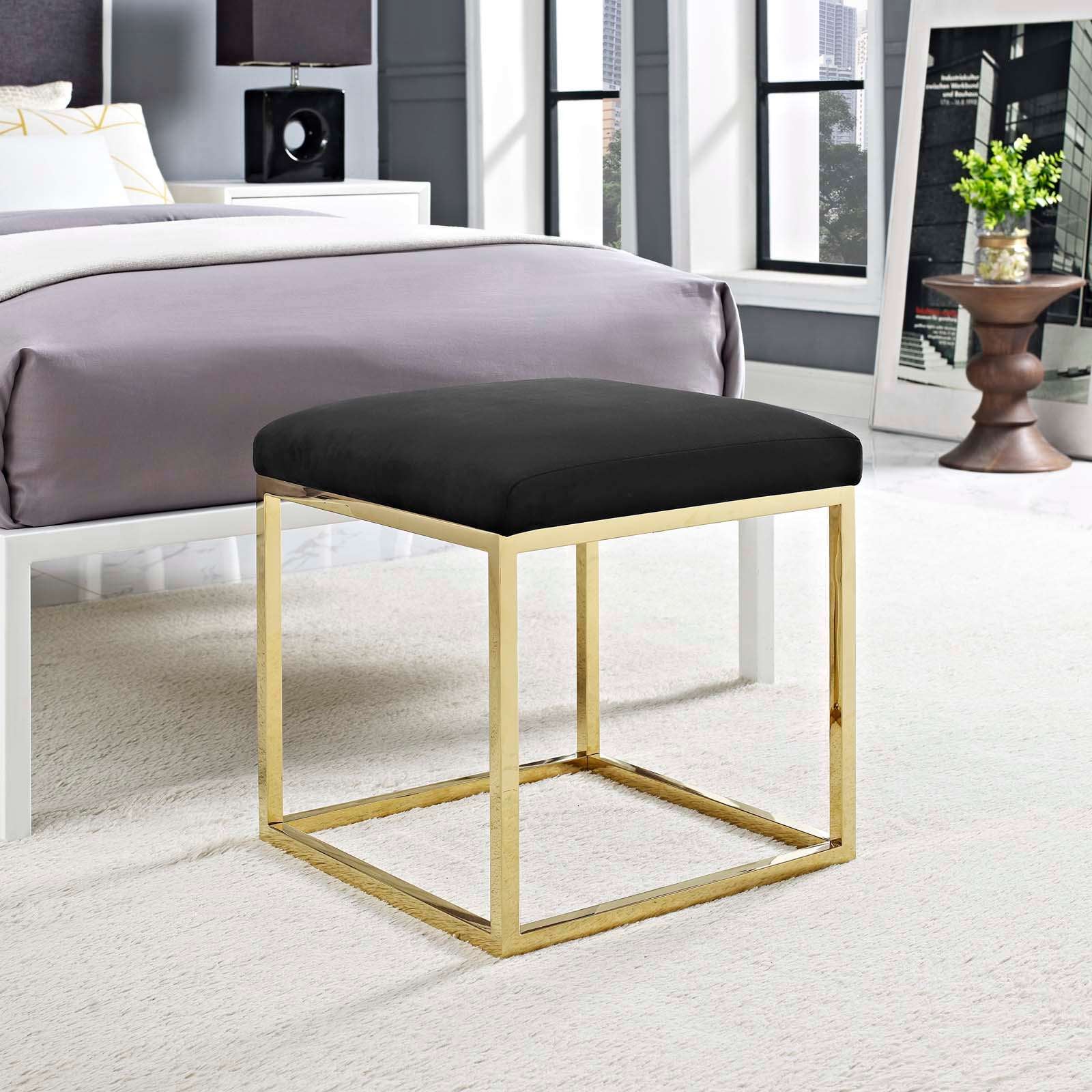 Modway EEI-2849-GLD-BLK Indoor-Ottomans - View #3