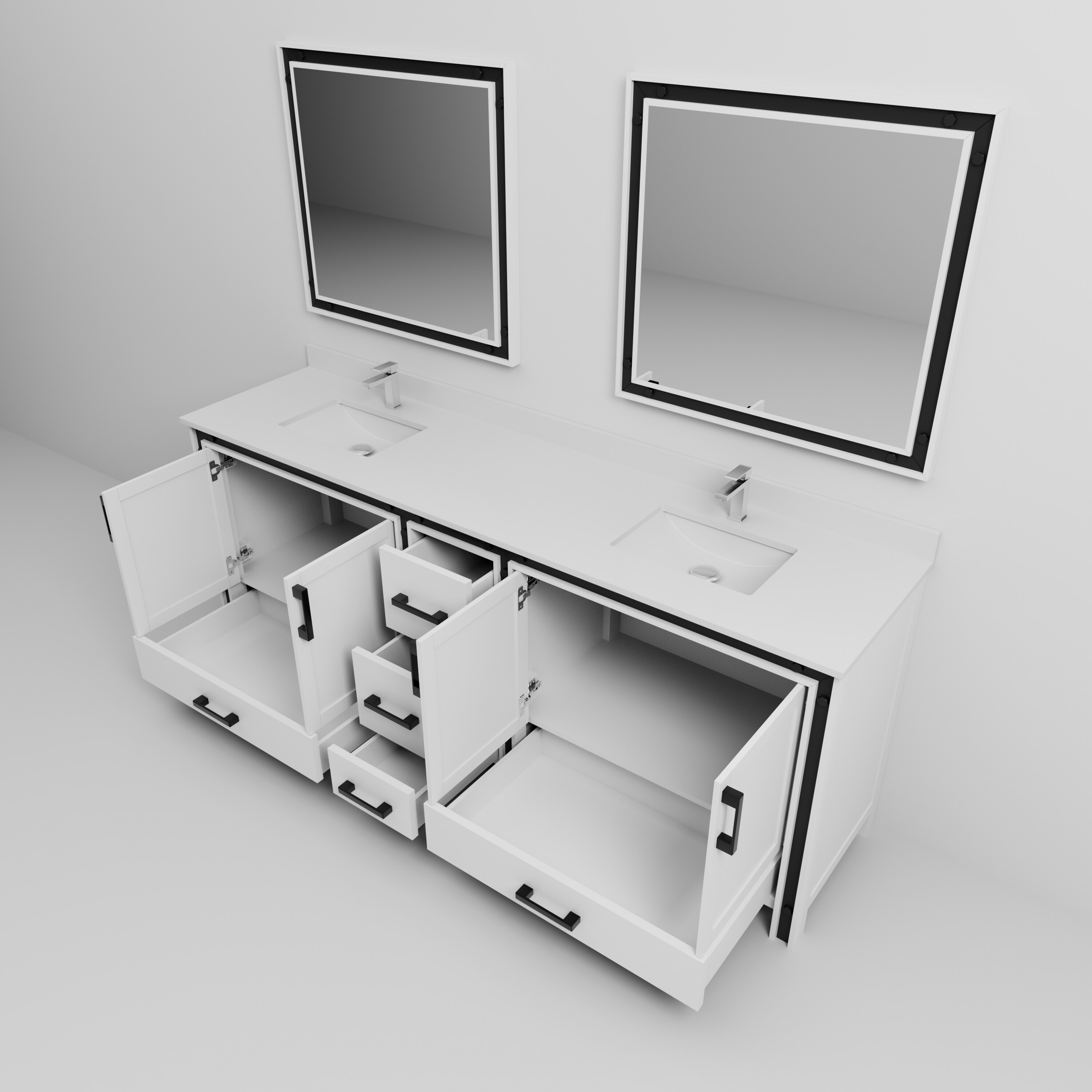 Lexora LVZV84DA211 Bath-Vanity-Combo - View #13