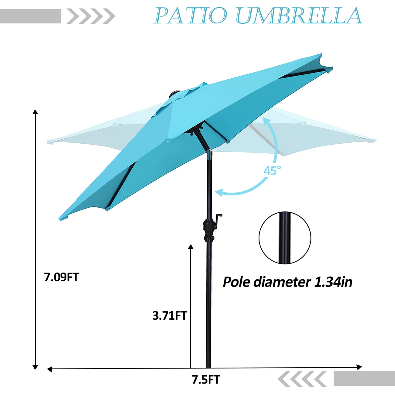 Ainfox GNRQVXI3 Umbrellas-2 - View #3