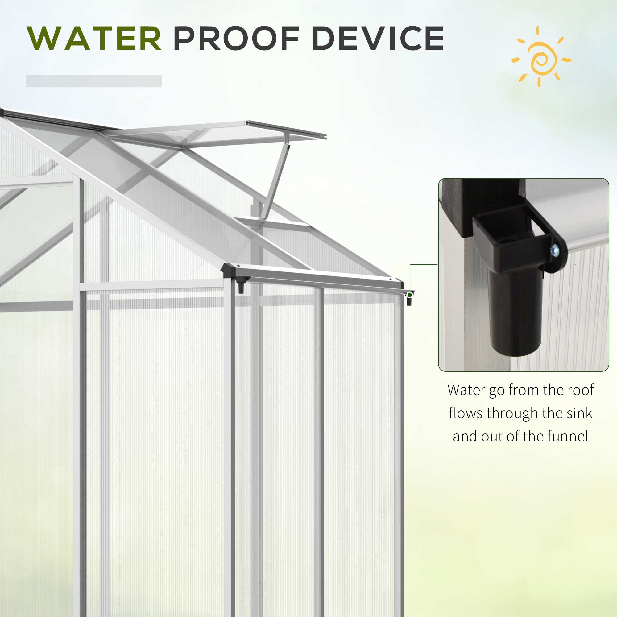 Outsunny 845-243V03 greenhouses - View #6