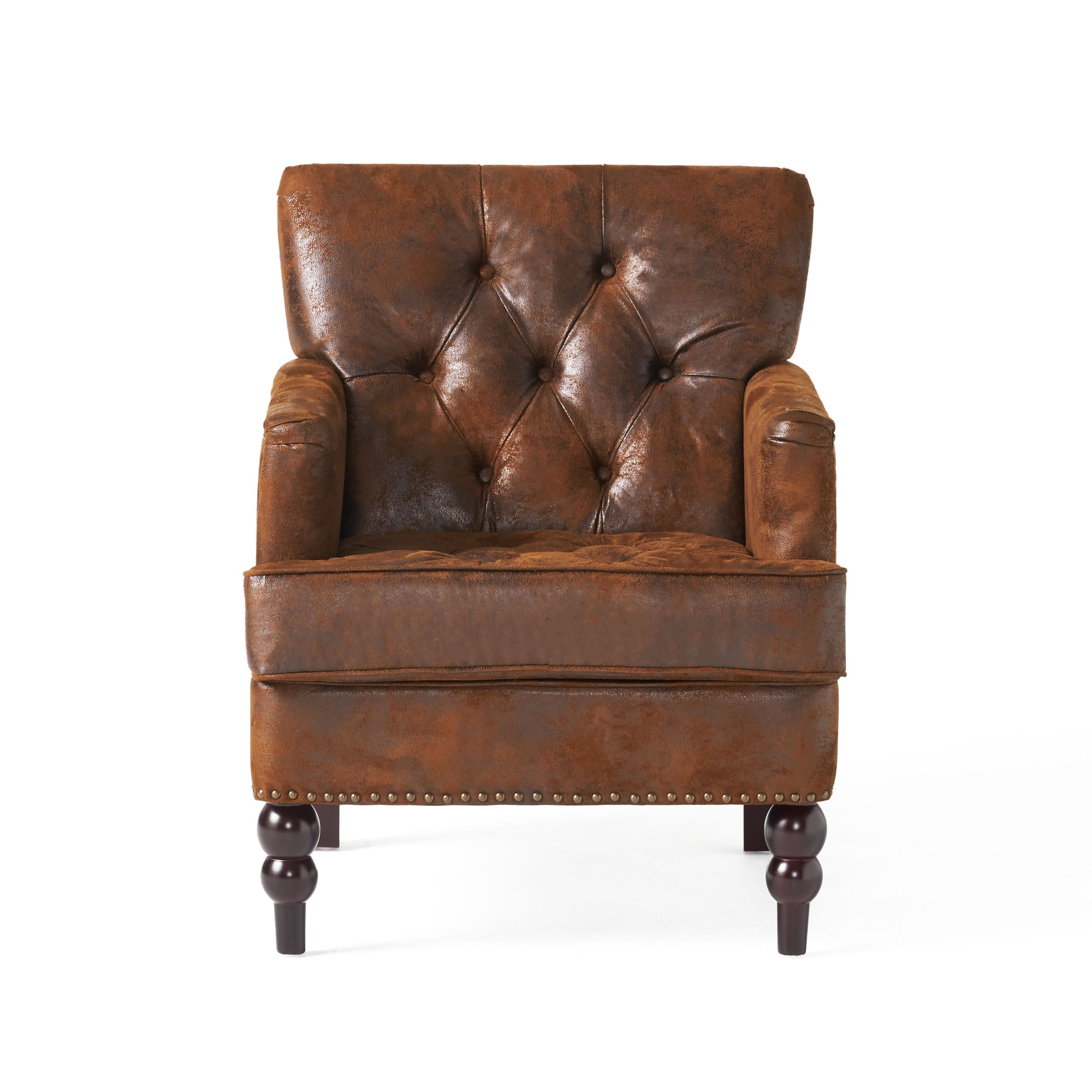 Best Selling Home Decor 294801 Casual Brown Club Chair