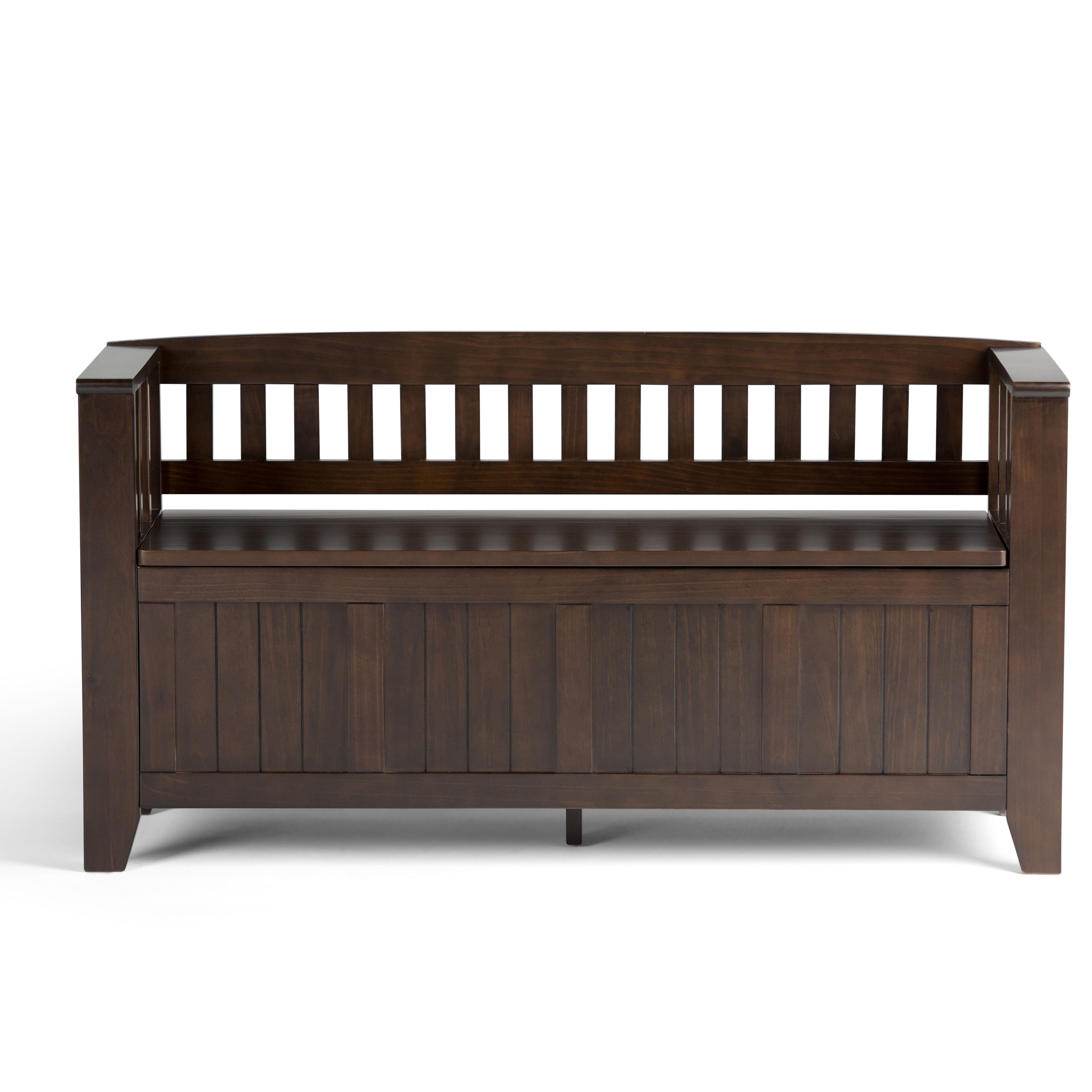Simpli Home AXCRACA13-BRU bench - View #2